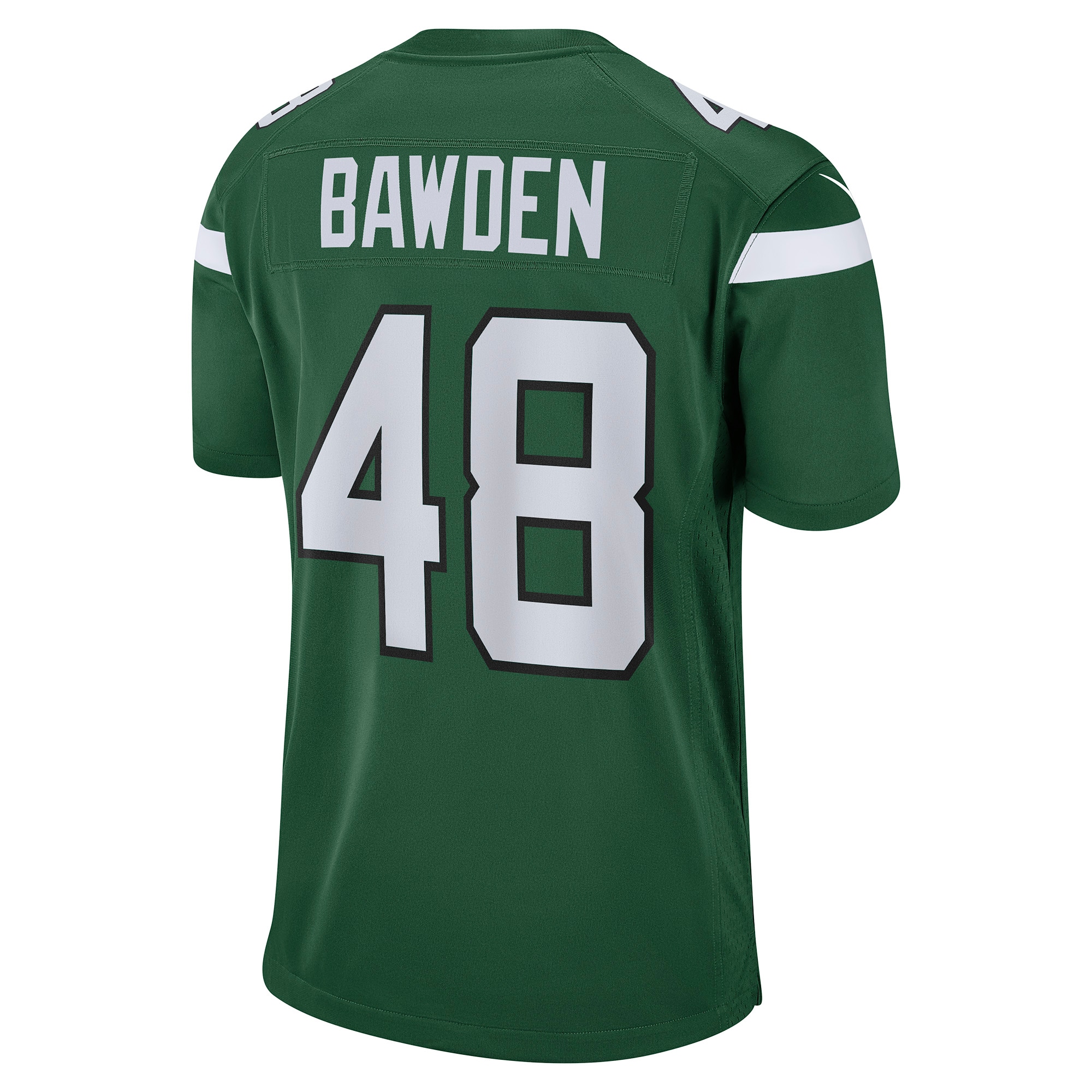 New York Jets Nick Bawden Gotham Green Game Player NFL Jersey Men's