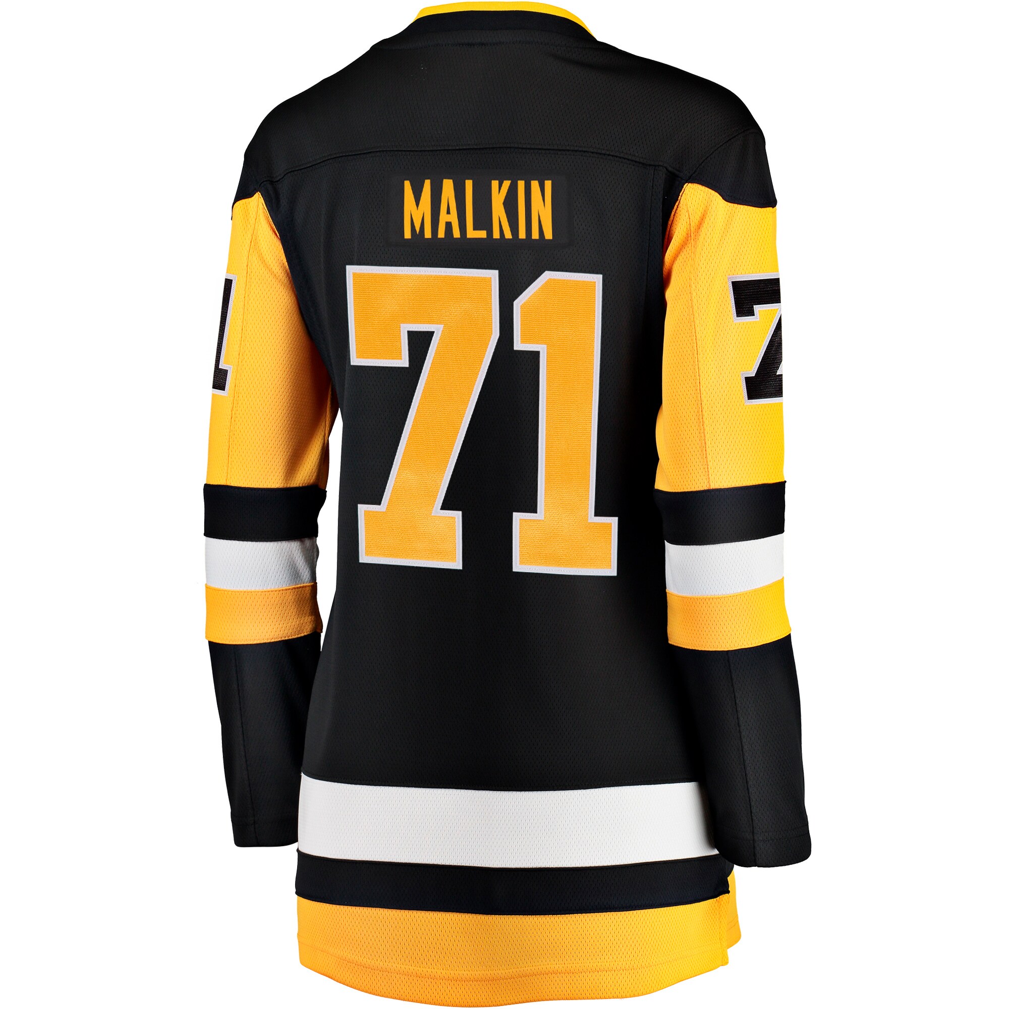 Pittsburgh Penguins Evgeni Malkin Black Home Breakaway Player NHL Jersey Women's