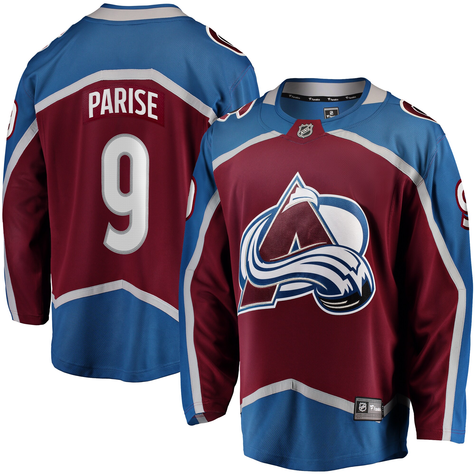 Colorado Avalanche Zach Parise Maroon Home Premier Breakaway Player NHL Jersey Men's