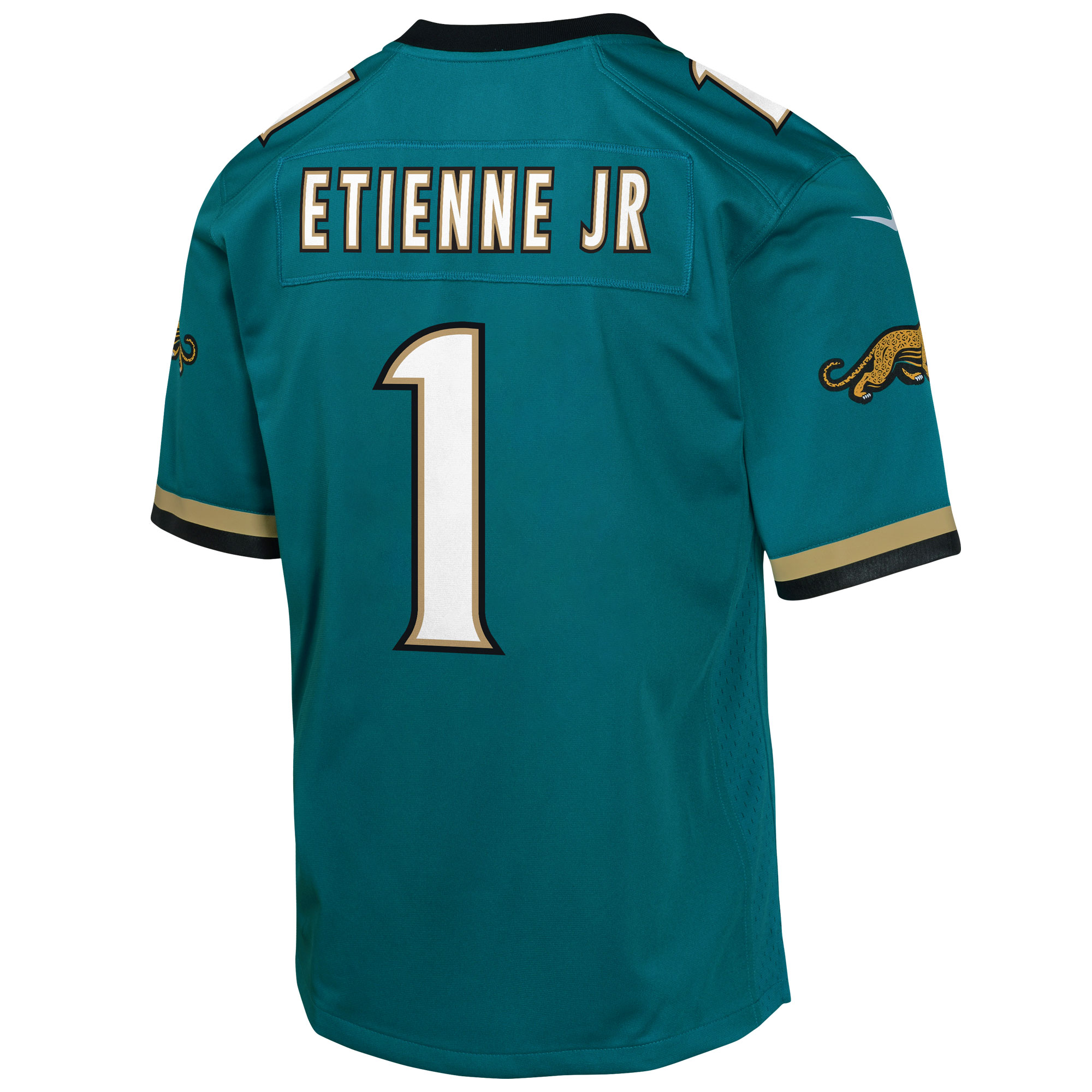Jacksonville Jaguars Travis Etienne Teal Prowler Throwback Player Game NFL Jersey Youth