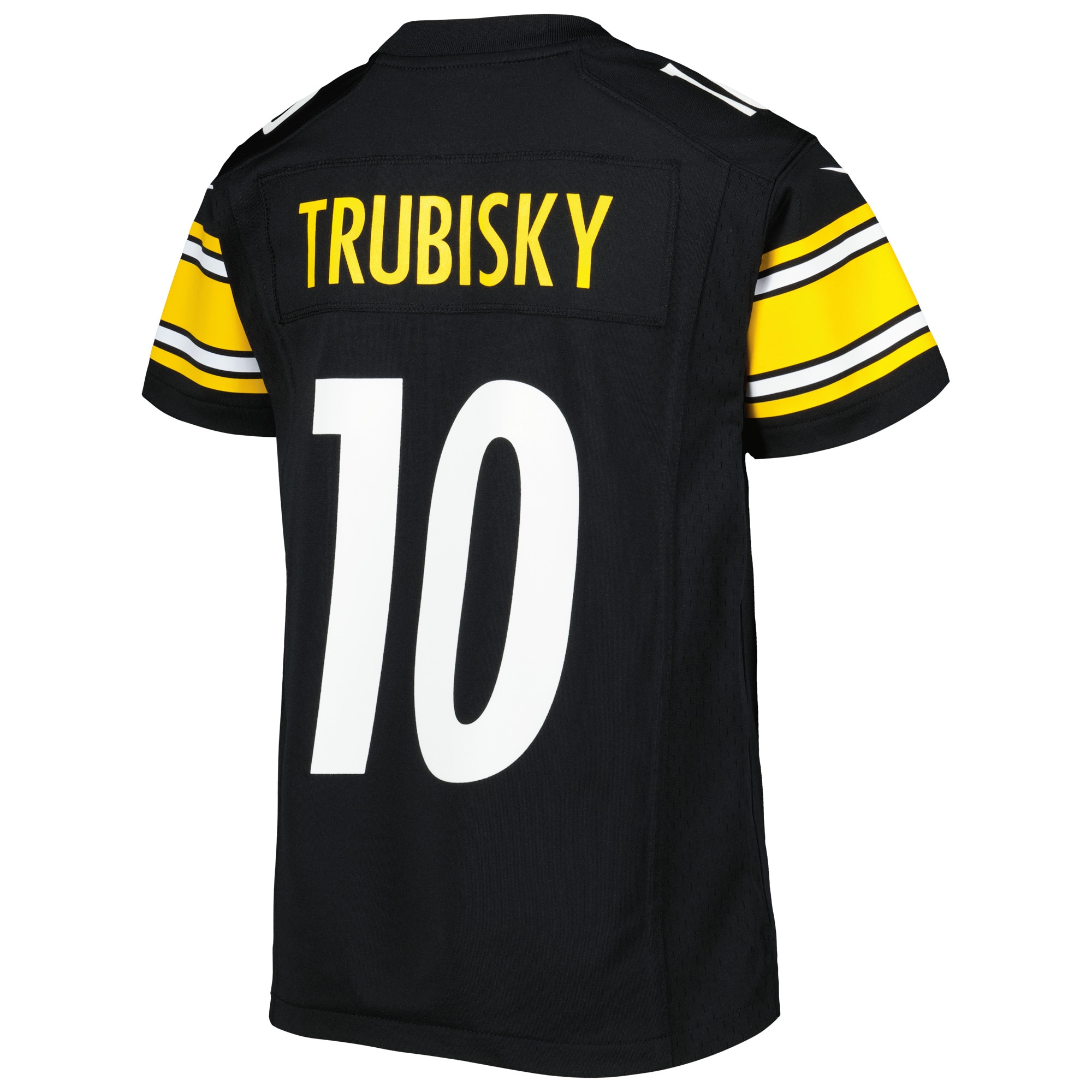 Pittsburgh Steelers Mitchell Trubisky Black Game NFL Jersey Youth