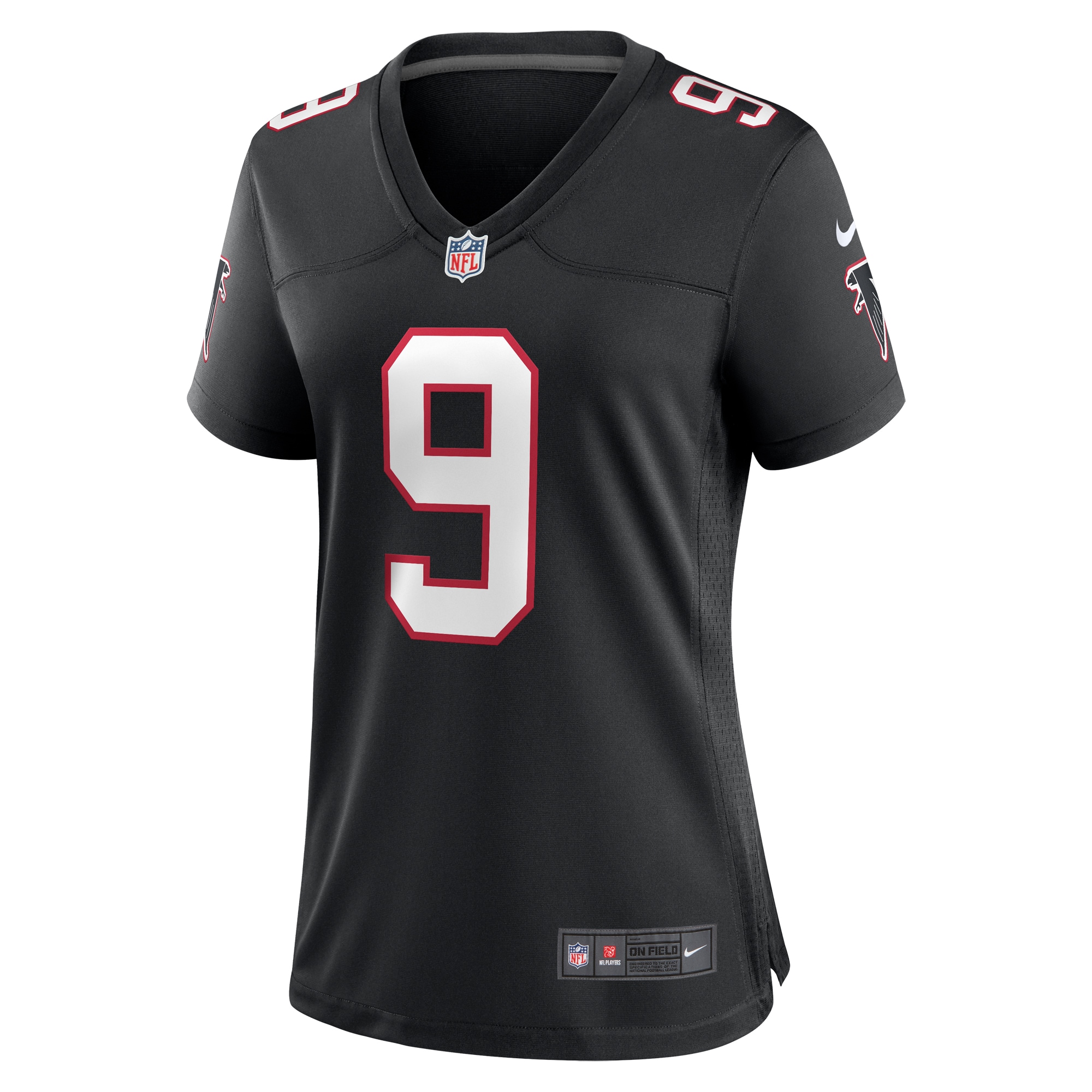 Atlanta Falcons Michael Penix Jr. Black Throwback Game NFL Jersey Women's