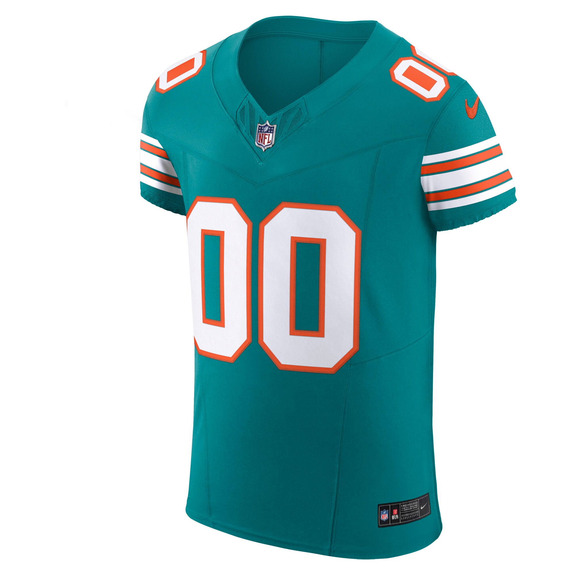Miami Dolphins Aqua Alternate Vapor F.U.S.E. Elite Custom NFL Jersey Men's