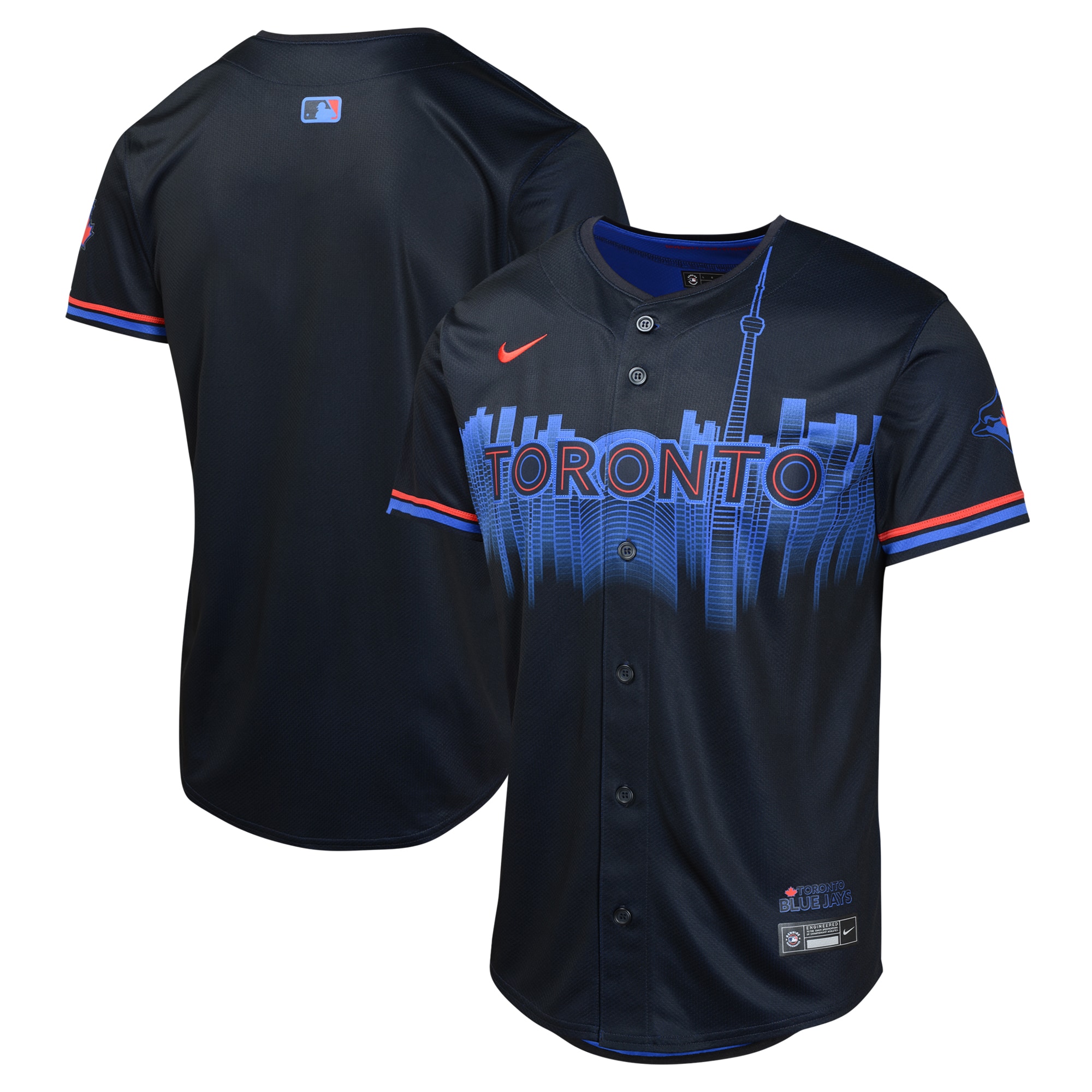 Toronto Blue Jays Black 2024 City Connect Limited MLB Jersey Youth