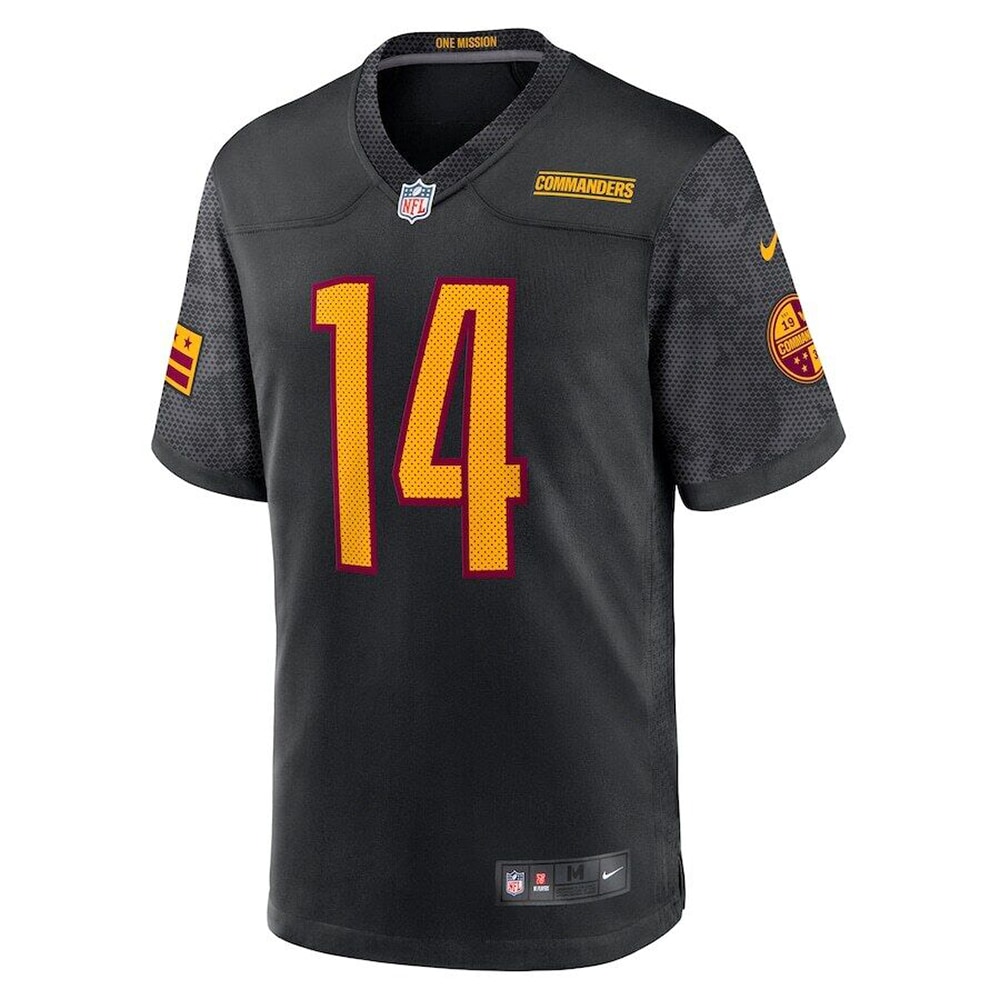 Washington Commanders Sam Howell Black Game NFL Jersey Youth