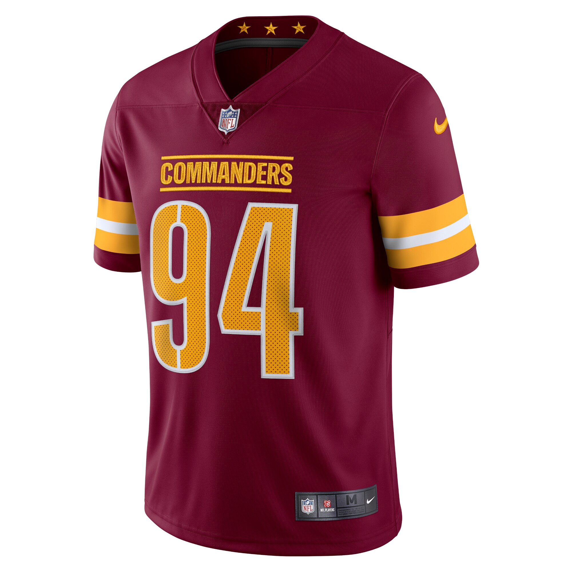 Washington Commanders Da'Ron Payne Burgundy Vapor Limited NFL Jersey Men's