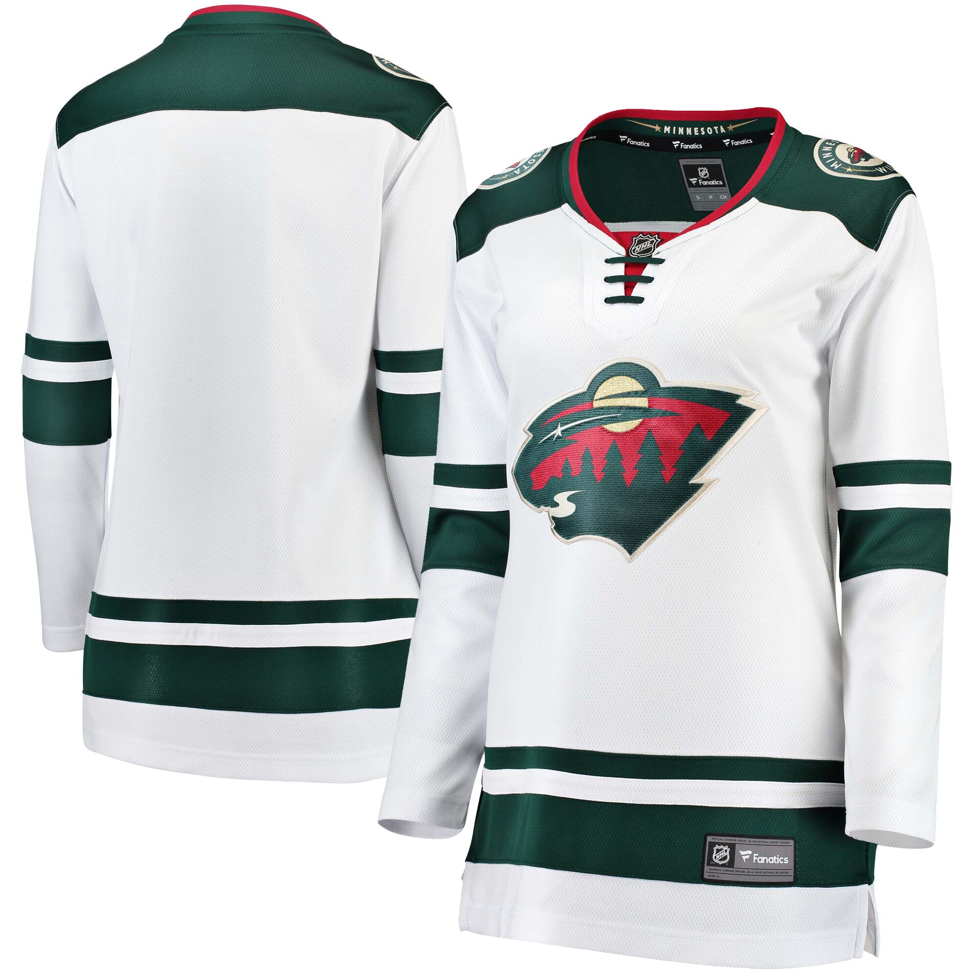 Minnesota Wild White Away Breakaway NHL Jersey Women's