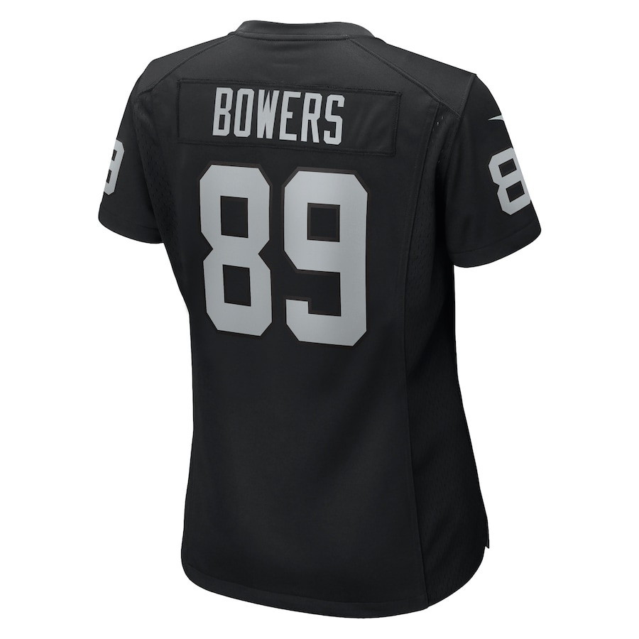 Brock Bowers Las Vegas Raiders Nike Team Game Black NFL Jersey Women's