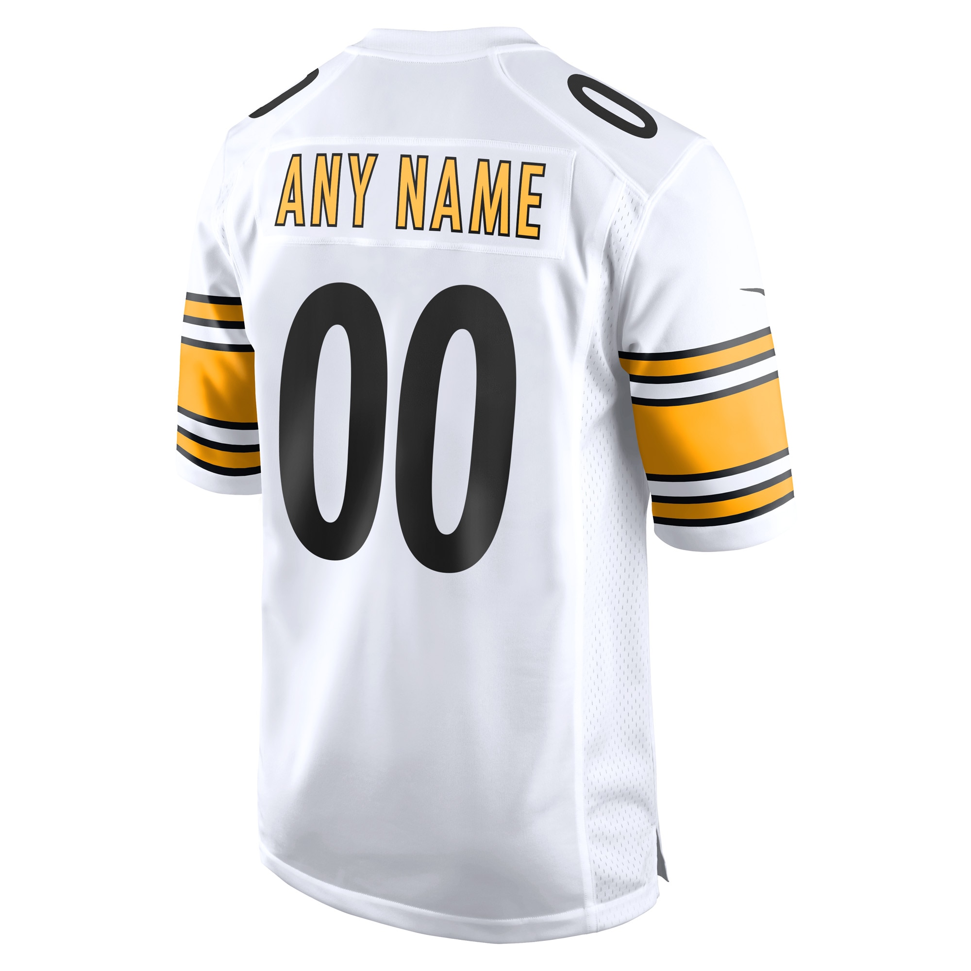 Pittsburgh Steelers White Game Custom NFL Jersey Men's