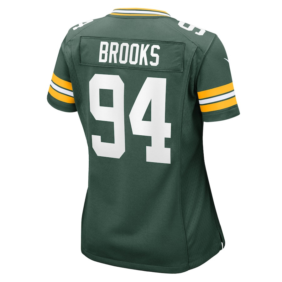 Karl Brooks 94 Green Bay Packers Game Green NFL Jersey Women's