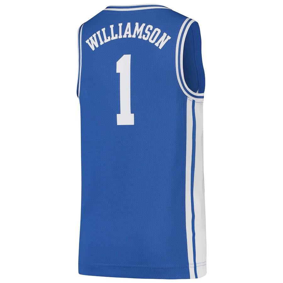 Zion Williamson Duke Blue Devil Royal NCAA Jersey Youth