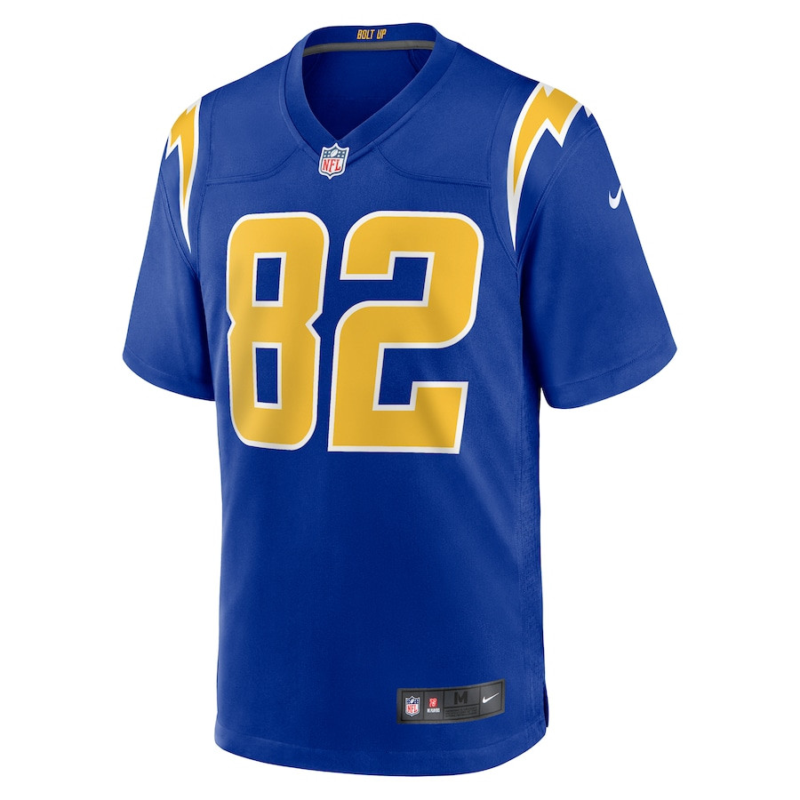 Brenden Rice 82 Los Angeles Rams 2024 Draft 2nd Alternate Game Royal NFL Jersey Men's