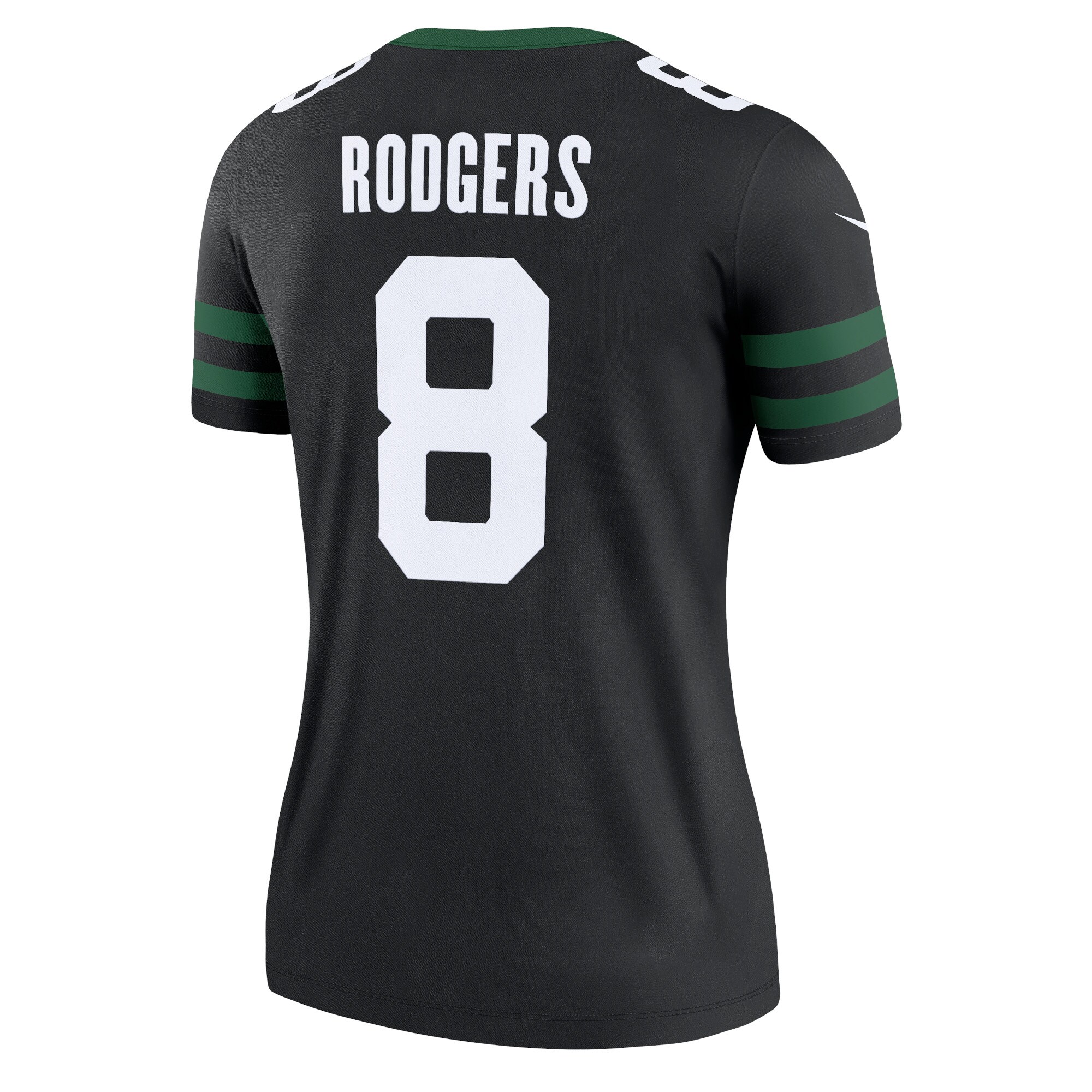 New York Jets Aaron Rodgers Legacy Black Alternate Legend Player Performance Top NFL Jersey Women's