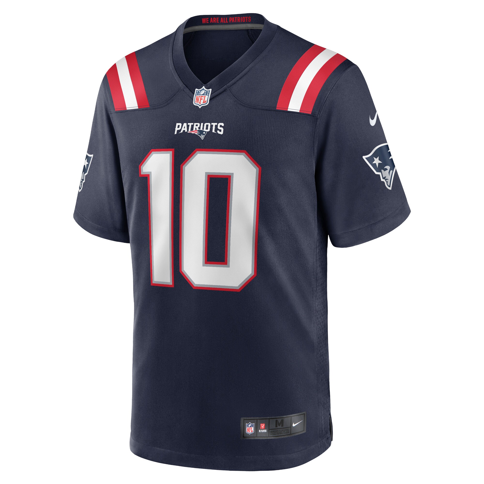 New England Patriots Mac Jones Navy Game NFL Jersey Men's