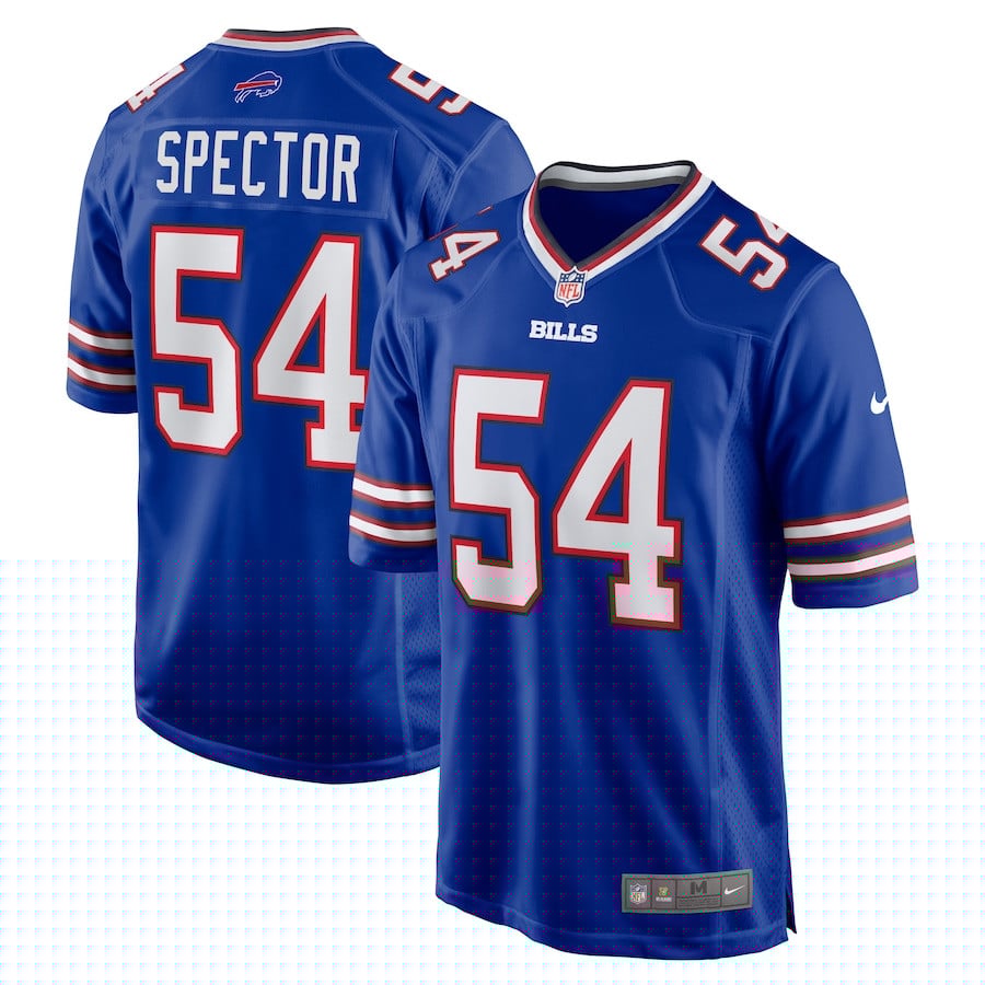 Baylon Spector 54 Buffalo Bills Game Royal NFL Jersey Men's