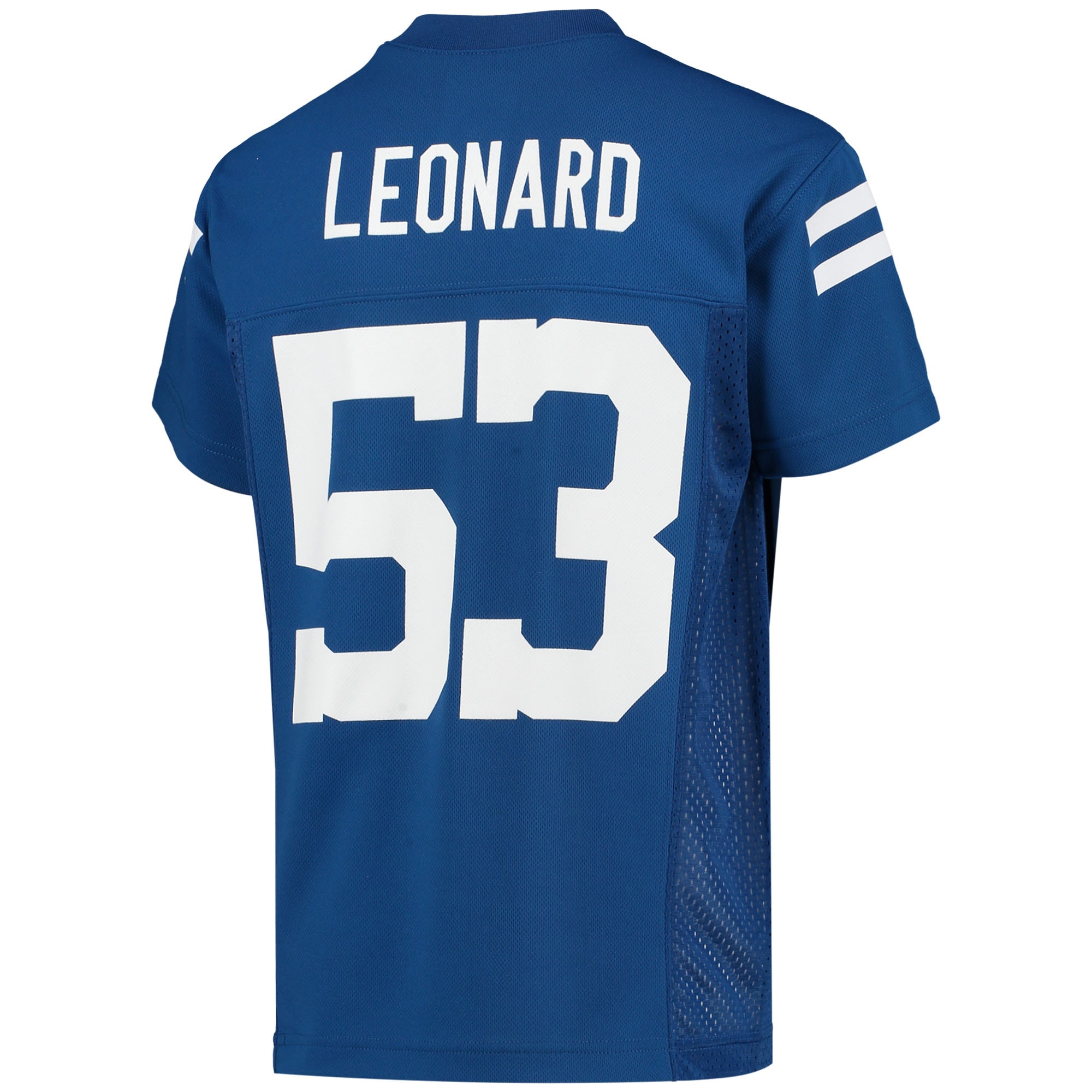 Indianapolis Colts Shaquille Leonard Royal Player NFL Jersey Youth