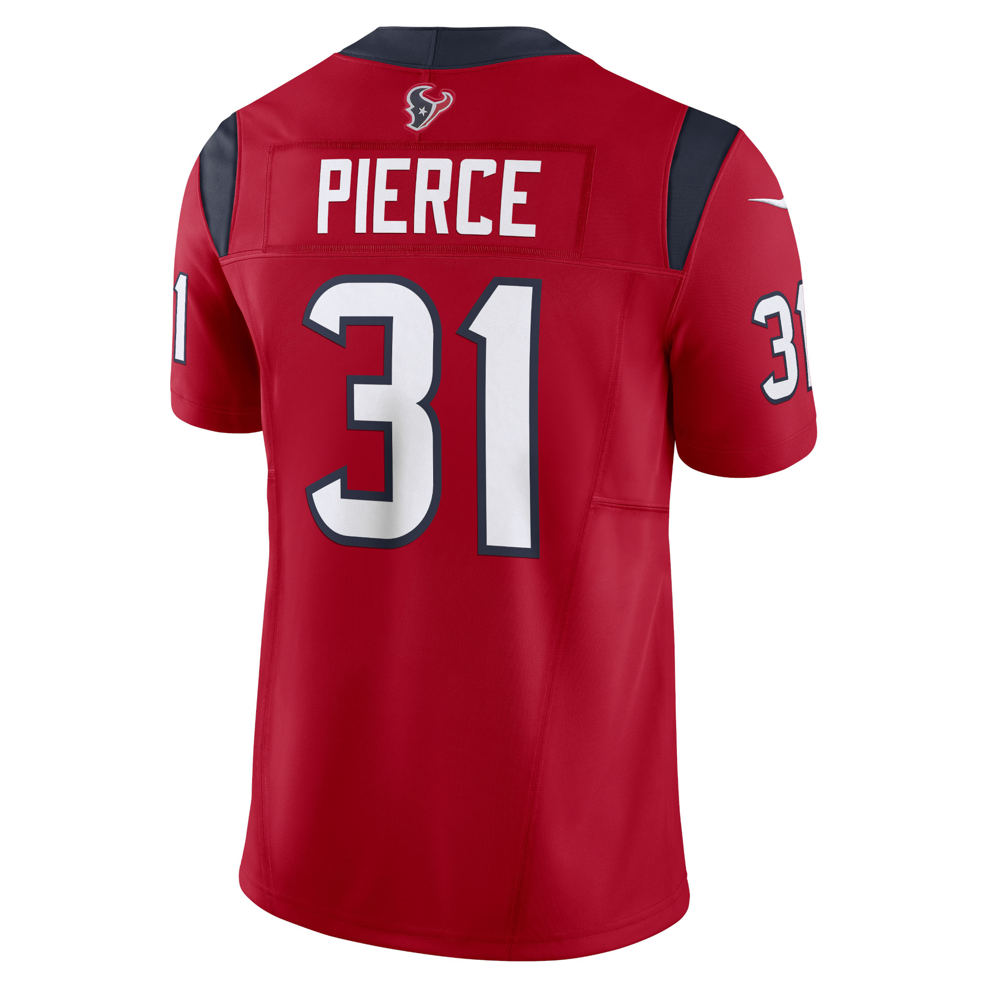 Houston Texans Dameon Pierce Red Vapor F.U.S.E. Limited NFL Jersey Men's