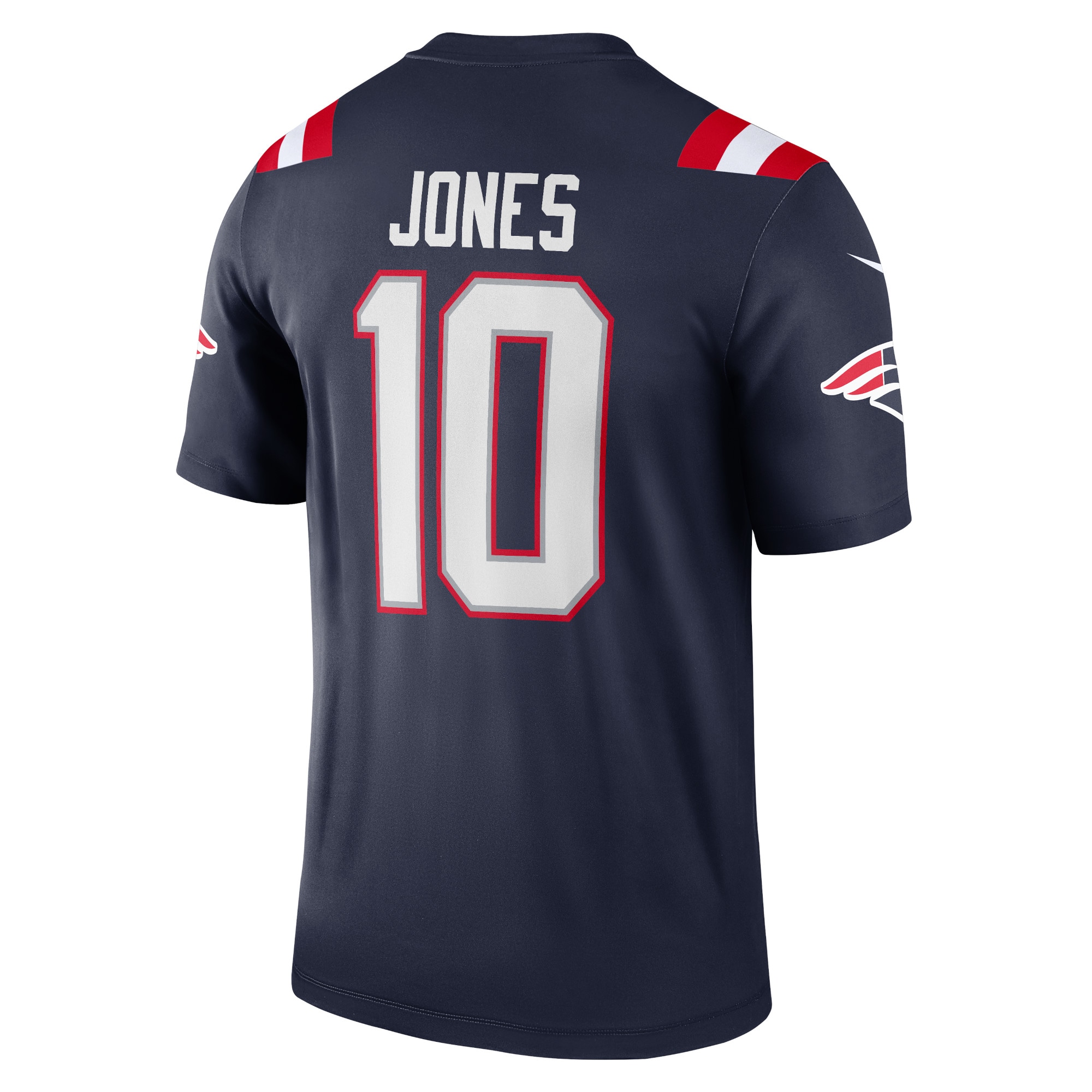 New England Patriots Mac Jones Navy Team Legend Player Performance Top NFL Jersey Men's