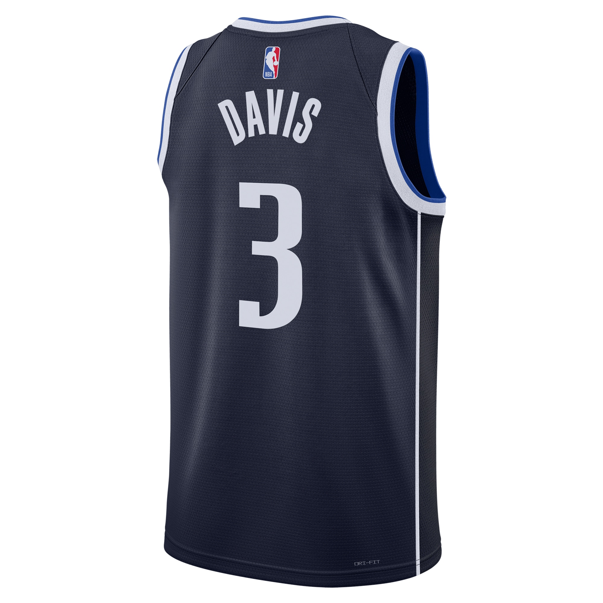 Dallas Mavericks Jordan Brand Statement Edition Swingman Navy Anthony Davi Unisex NBA Jersey Unisex