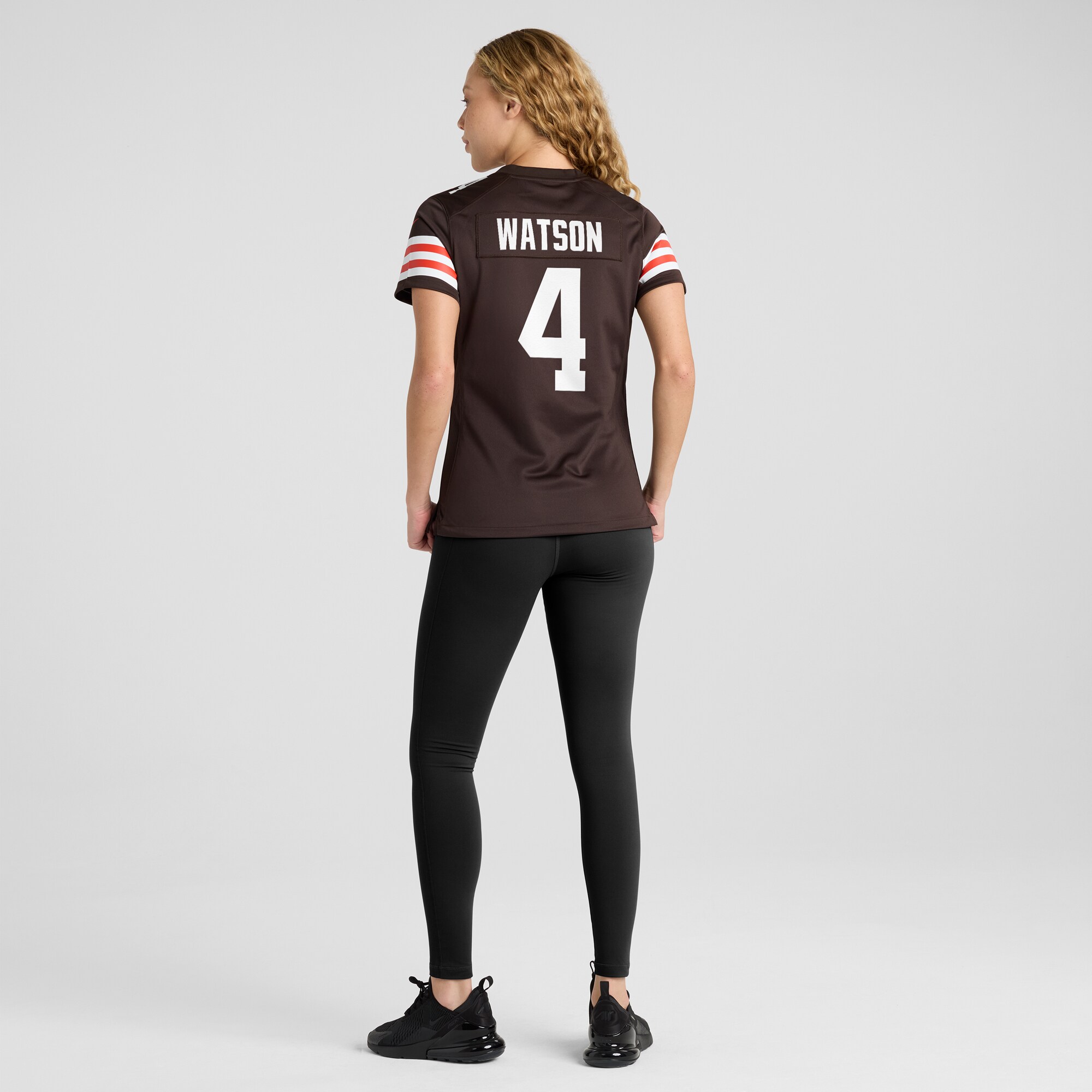 Cleveland Browns Deshaun Watson Brown Player NFL Jersey Women's