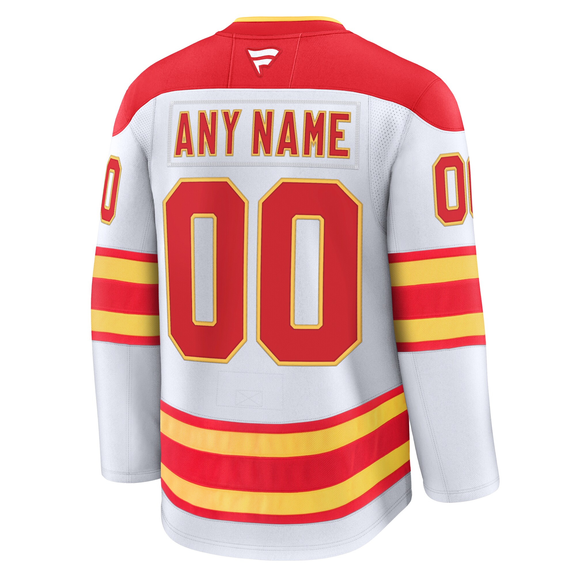 Calgary Flames White Away Premium Custom NHL Jersey Men's