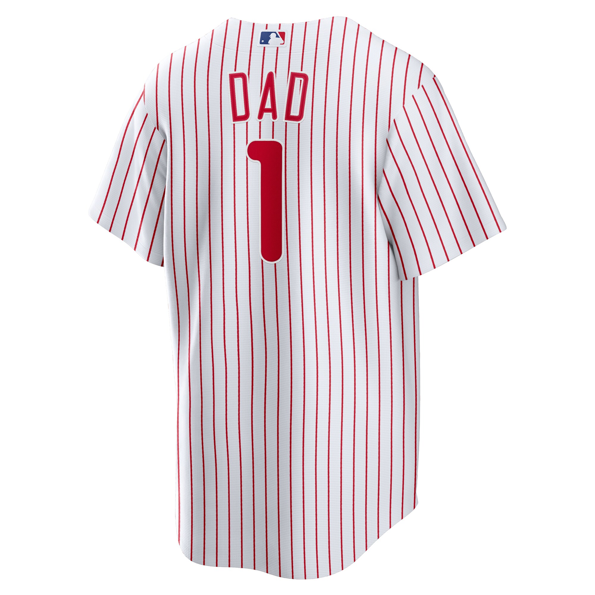 Philadelphia Phillies White #1 Dad Home MLB Jersey Men's