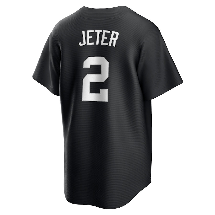 Derek Jeter 2 San Diego Padres Black MLB Jersey Men's