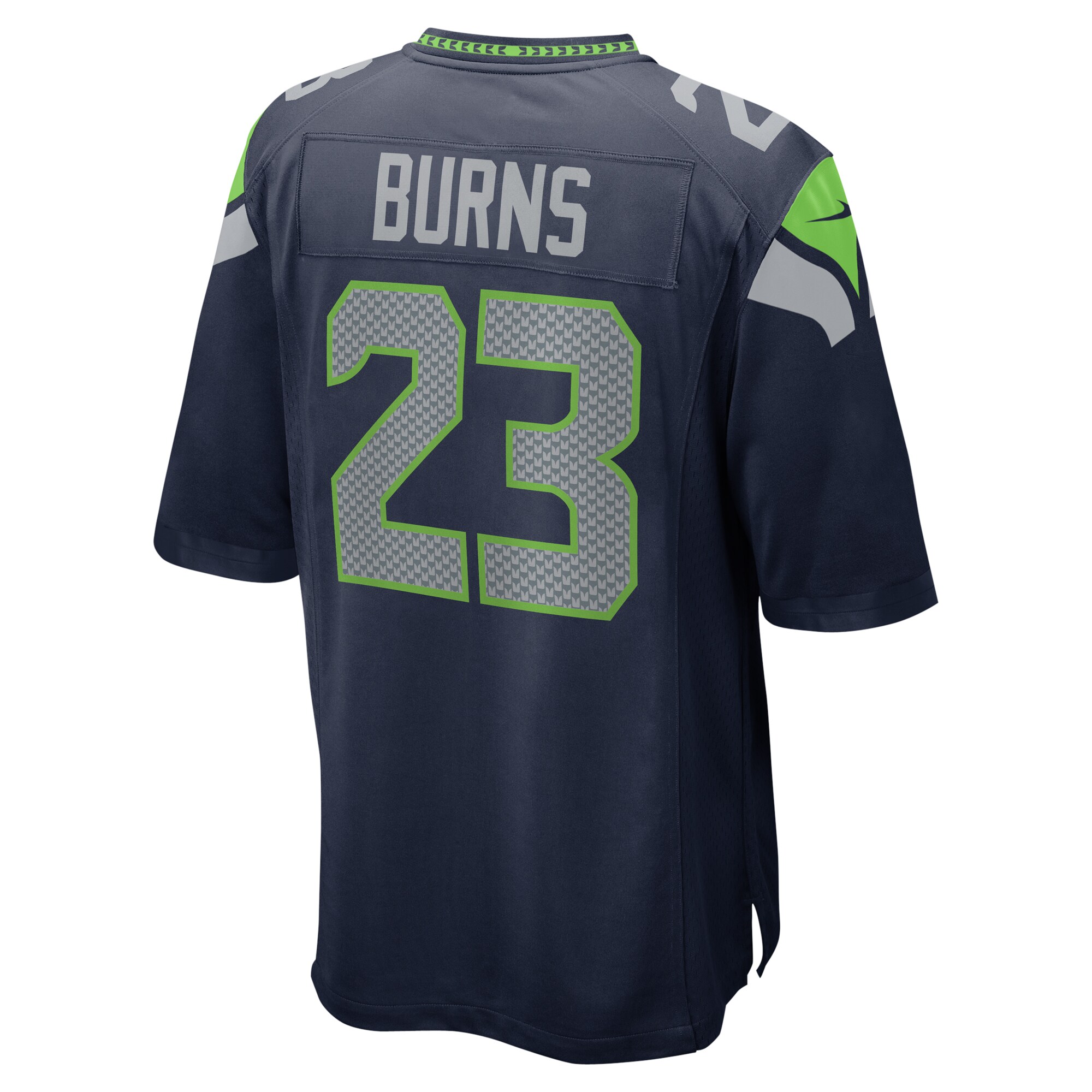 Seattle Seahawks Artie Burns College Navy Game NFL Jersey Men's