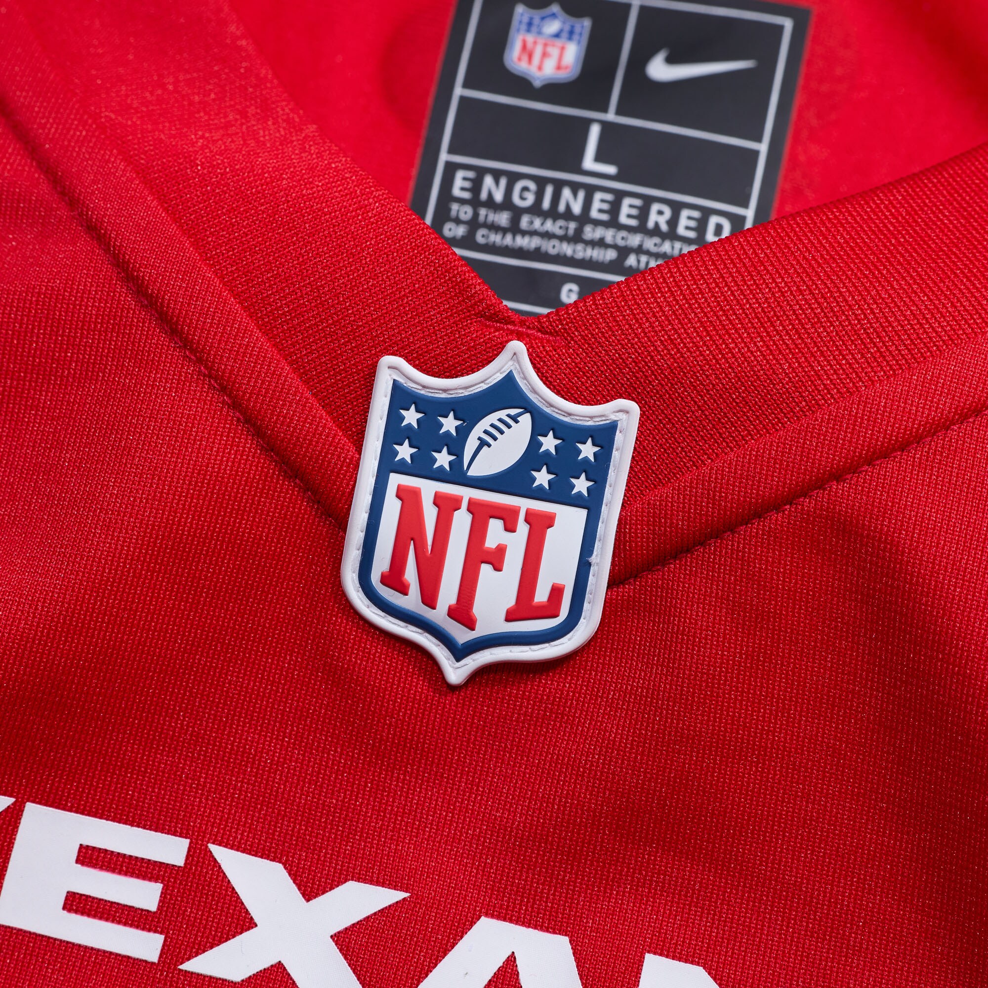 Houston Texans Tank Dell Red Alternate Game NFL Jersey Men's