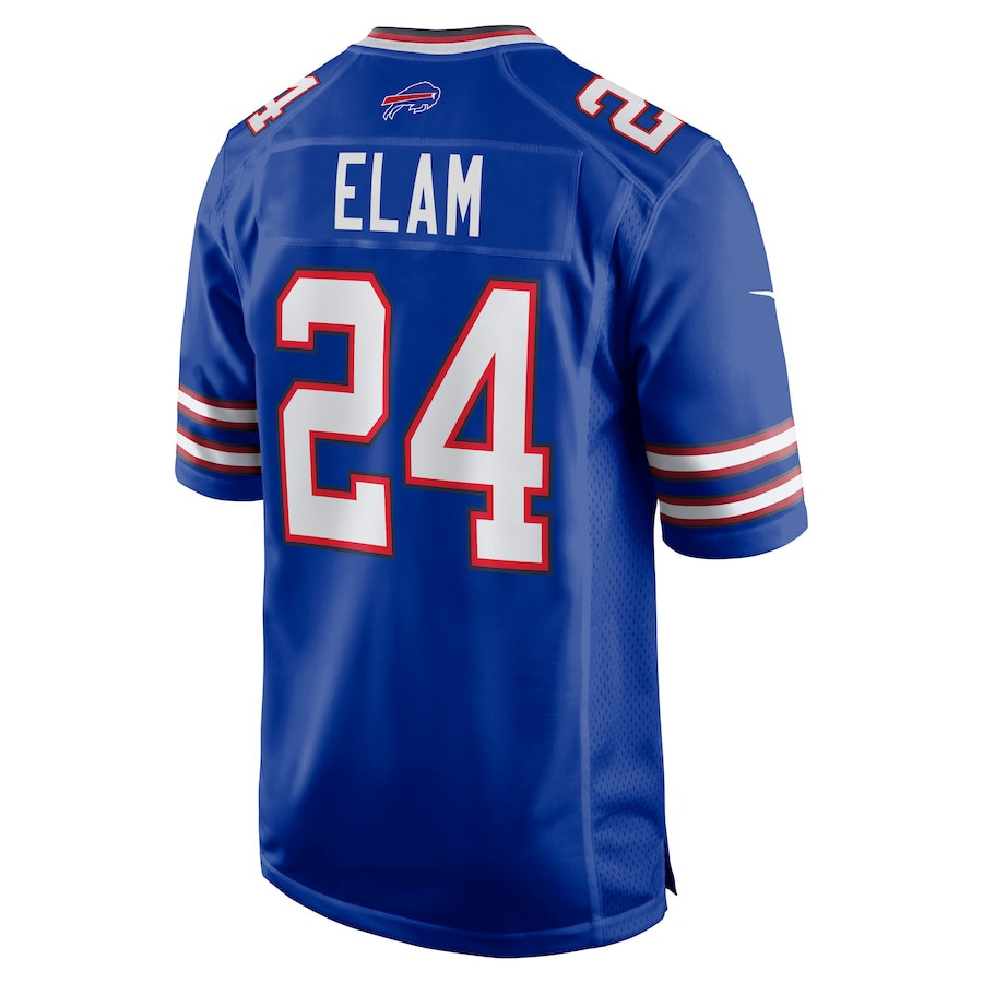 Kaiir Elam 24 Buffalo Bills Game Royal NFL Jersey Men's