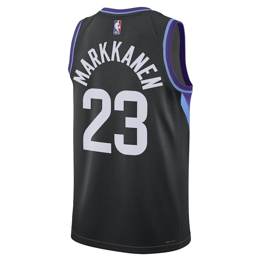 Lauri Markkanen 23 Utah Jazz 2024/2 Unisex Swingman Statement Edition Black NBA Jersey Unisex