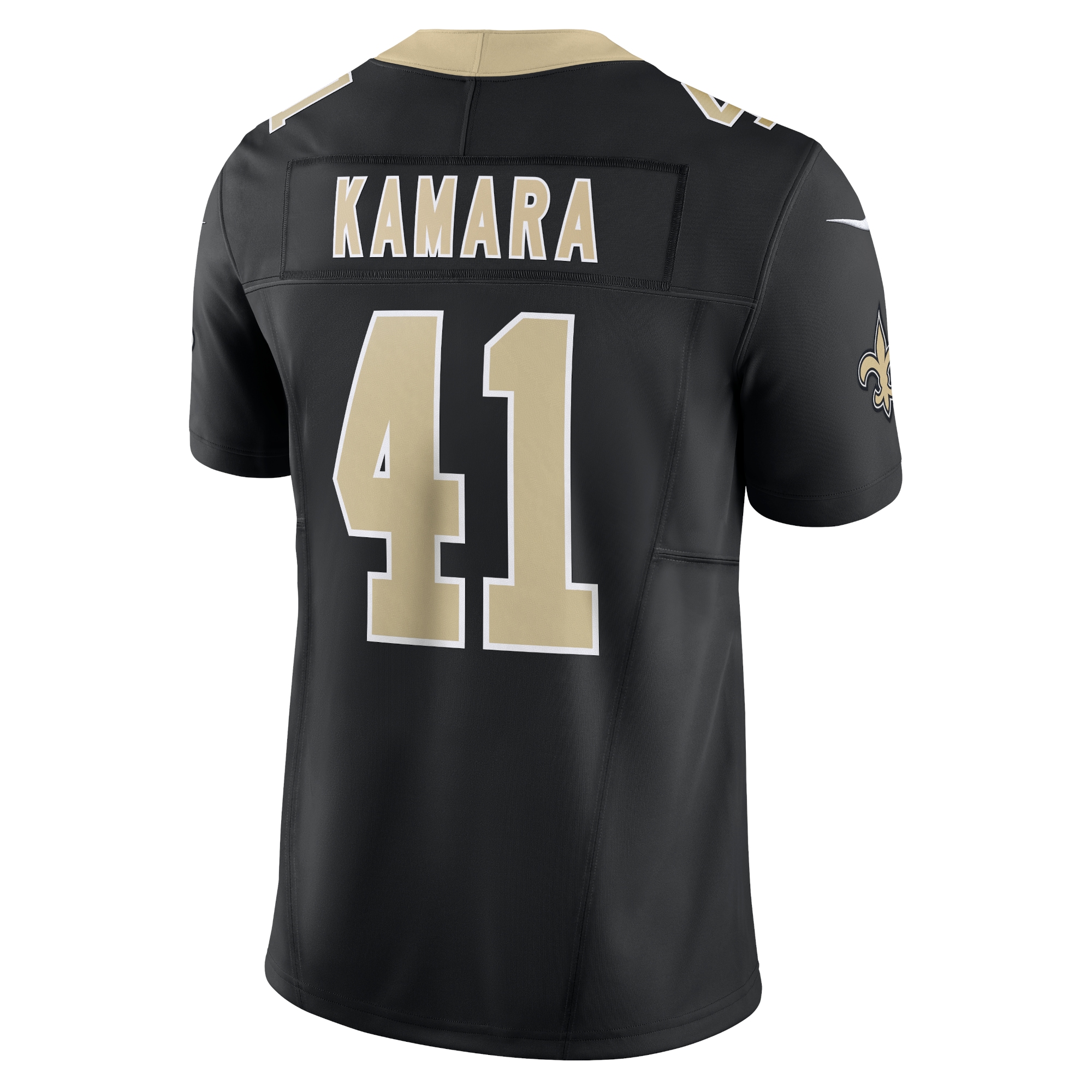 New Orleans Saints Alvin Kamara Black Vapor F.U.S.E. Limited NFL Jersey Men's