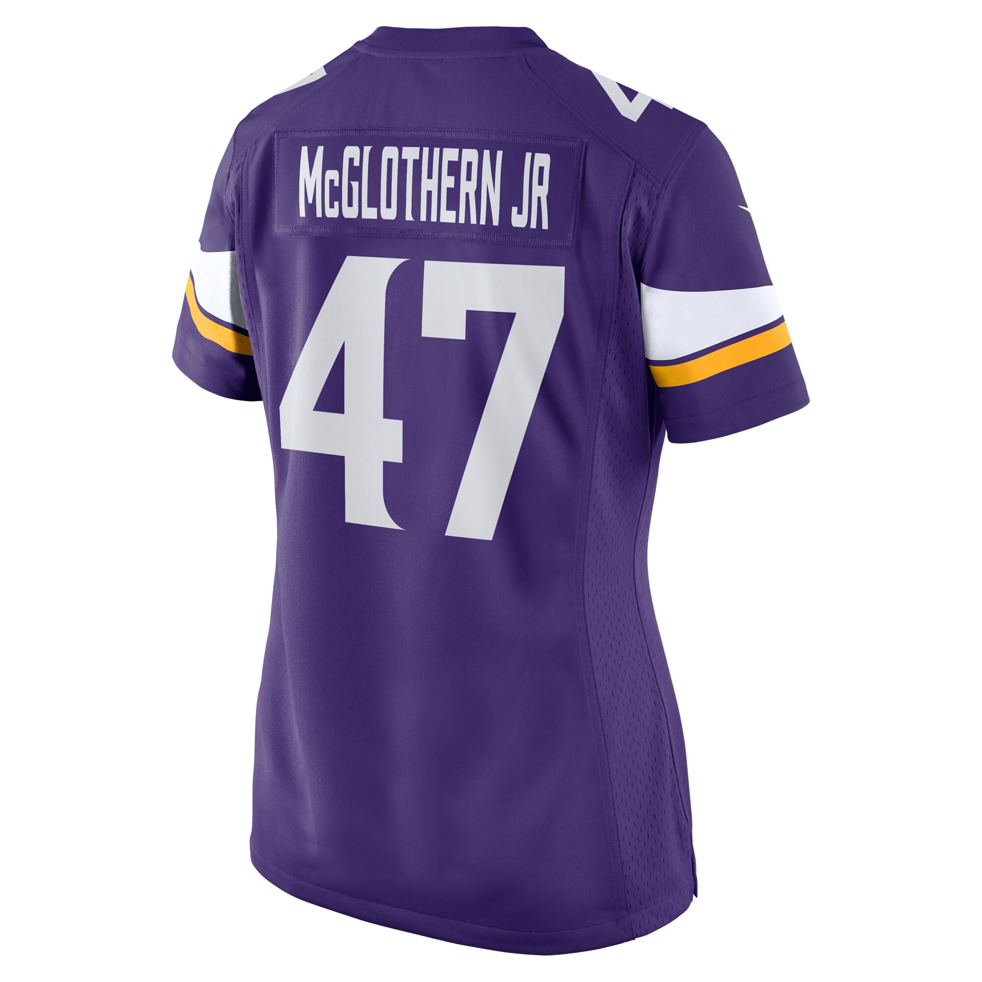 Minnesota Vikings Dwight McGlothern Jr. Purple Game NFL Jersey Women's
