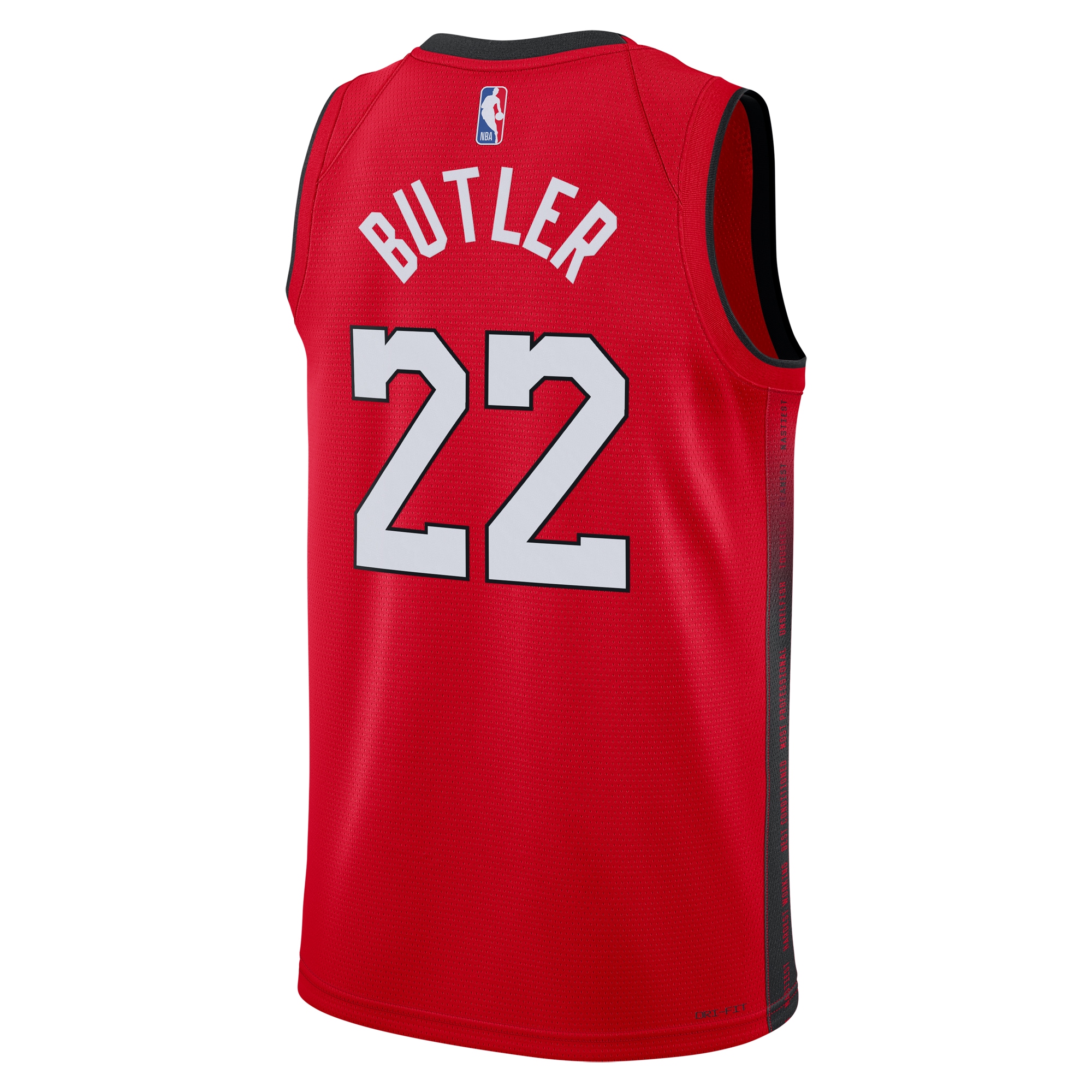 Camiseta City Edition Swingman de los Miami Heat 2024 Roja Jimmy Butle Unisex NBA Jersey Unisex
