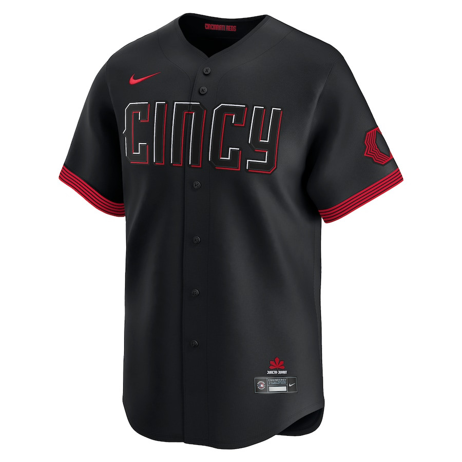 Ken Griffey Jr. 30 Cincinnati Reds City Connect Limited Player Black MLB Jersey Men's