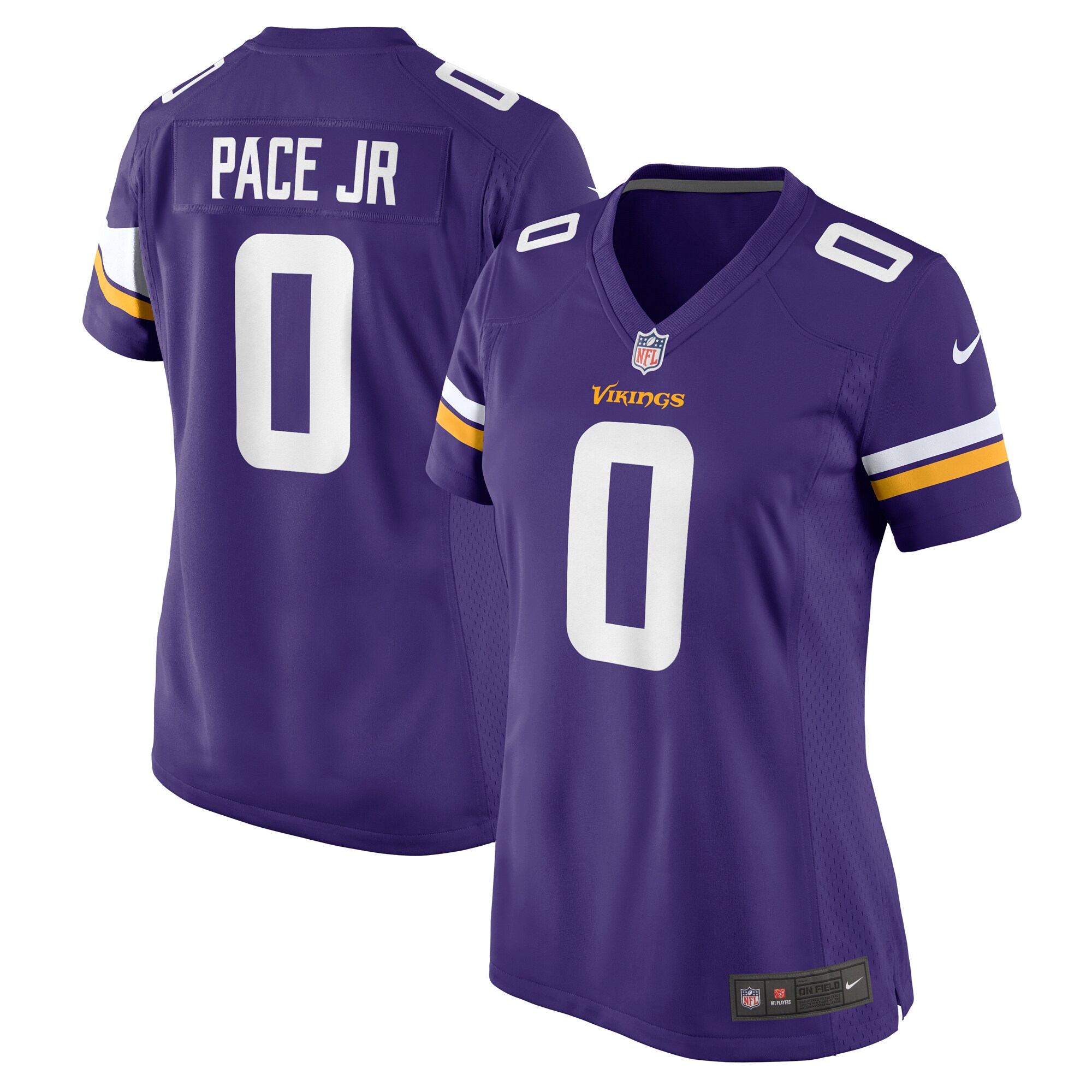 Minnesota Vikings Ivan Pace Jr Purple Game NFL Jersey Women's