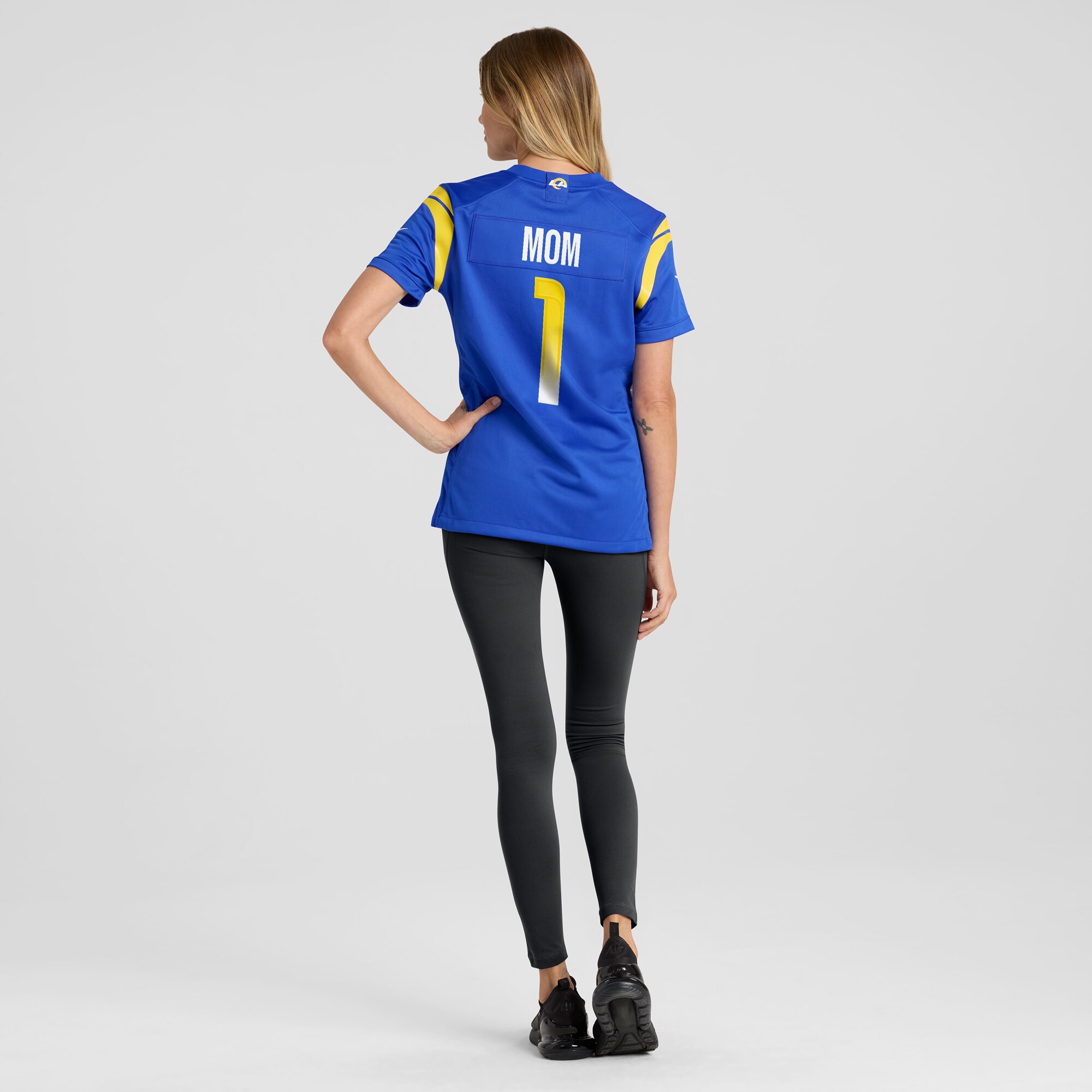 Los Angeles Rams Number 1 Mom Royal Game NFL Jersey Women's