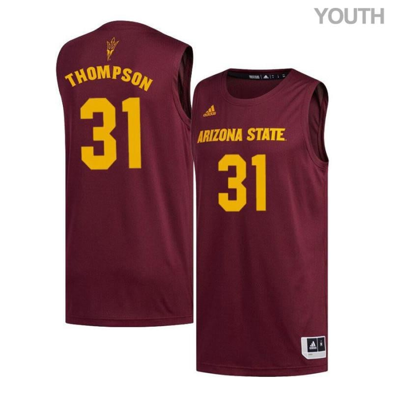 31 Trev Thompson Maroon Arizona State Sun Devils NCAA Jersey Youth