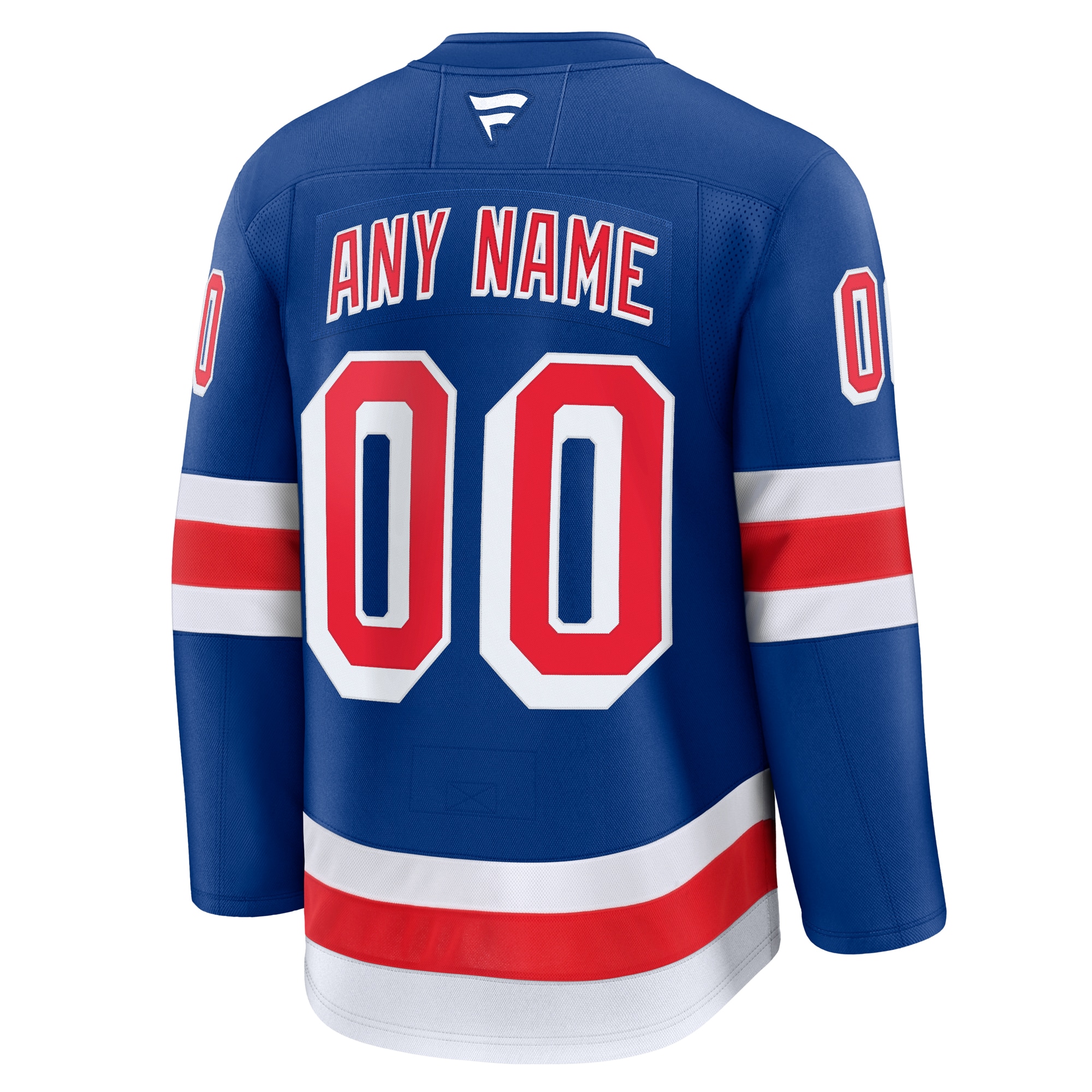 New York Rangers Royal Home Premium Custom NHL Jersey Men's