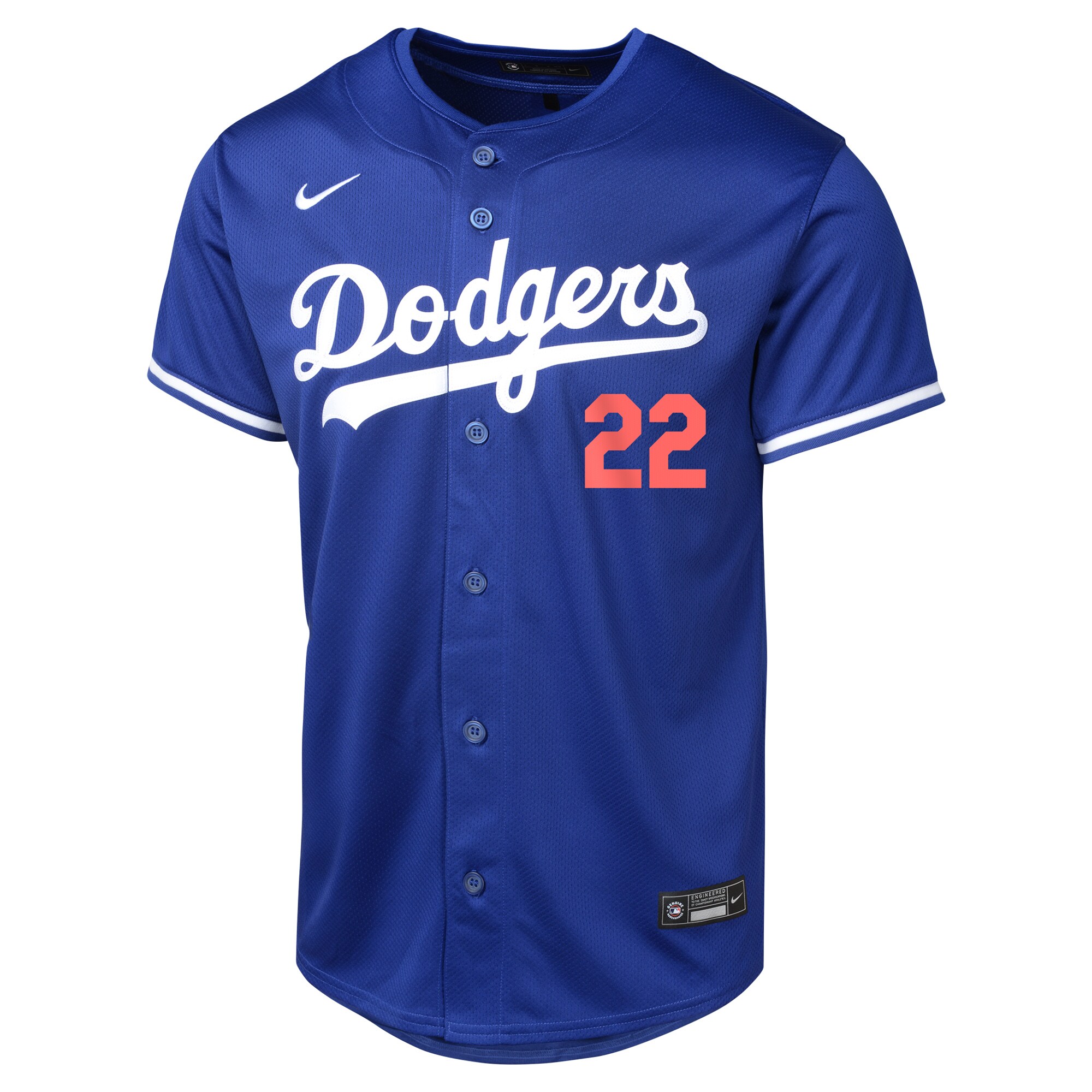 Los Angeles Dodgers Clayton Kershaw Royal Alternate Limited Player MLB Jersey Youth