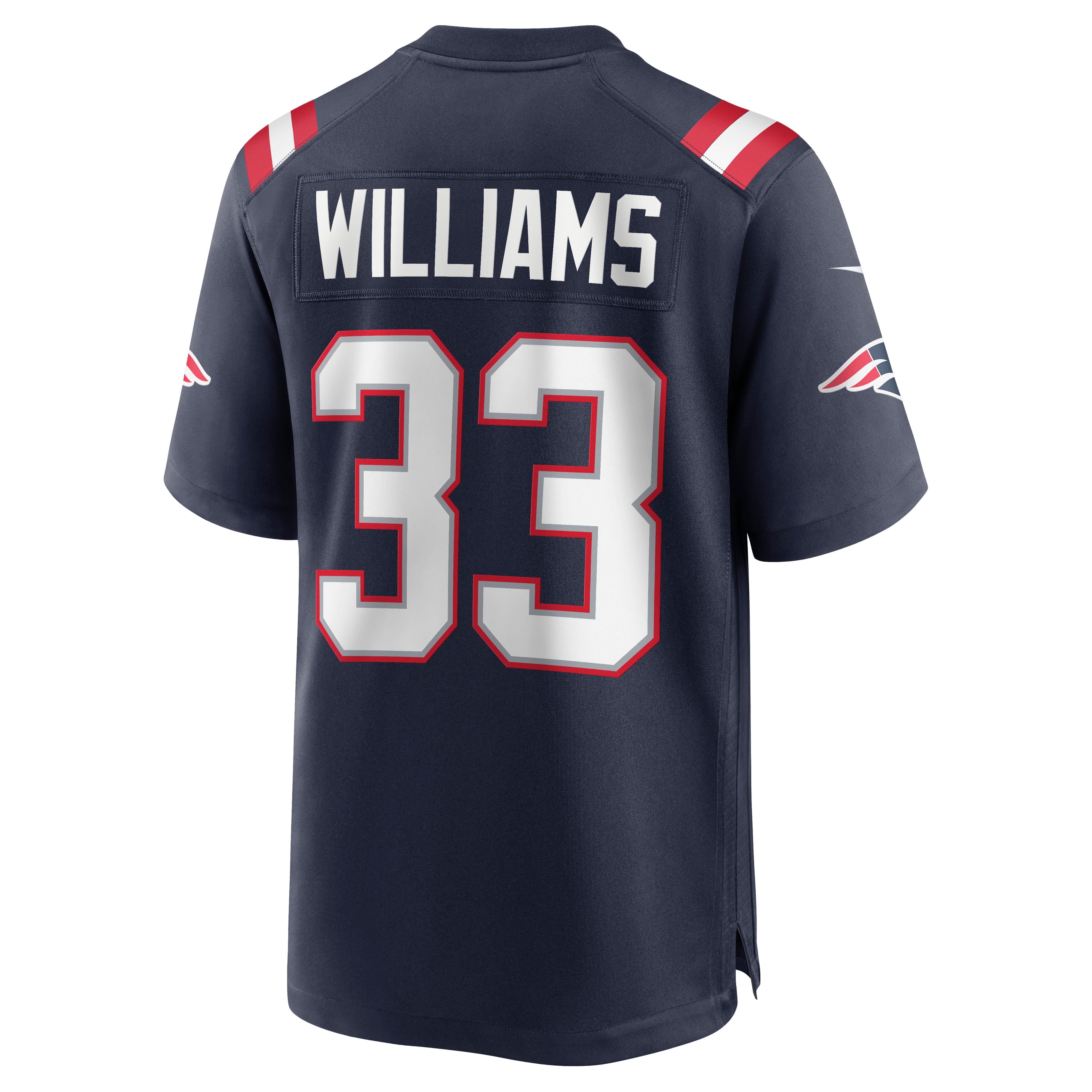 New England Patriots Joejuan Williams Navy Game NFL Jersey Men's