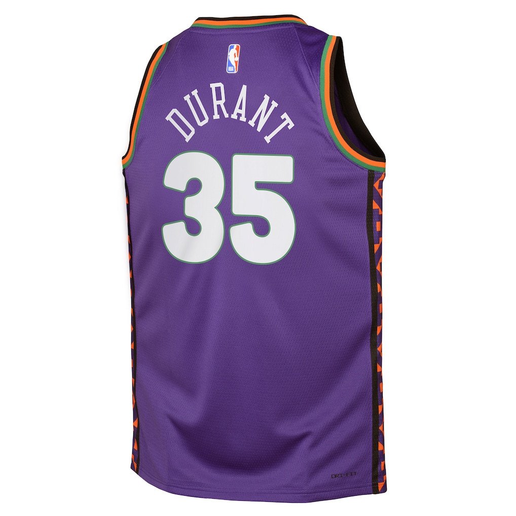 Kevin Durant 35 Phoenix Suns 2024/25 Swingman Playe City Edition Purple NBA Jersey Youth