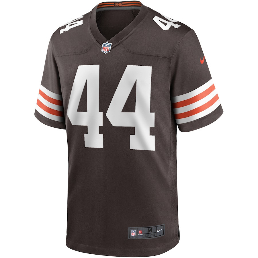 Leroy Kelly 44 Cleveland Browns Game Retired Brown NFL Jersey Men's