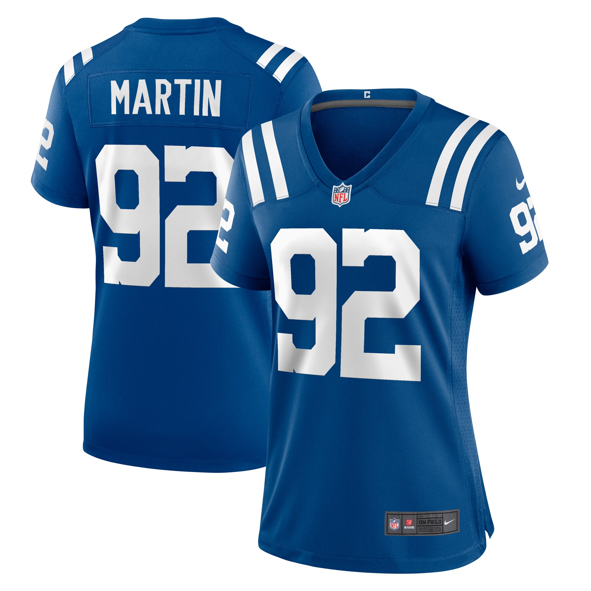 Indianapolis Colts Jacob Martin Royal Team Game NFL Jersey Women's
