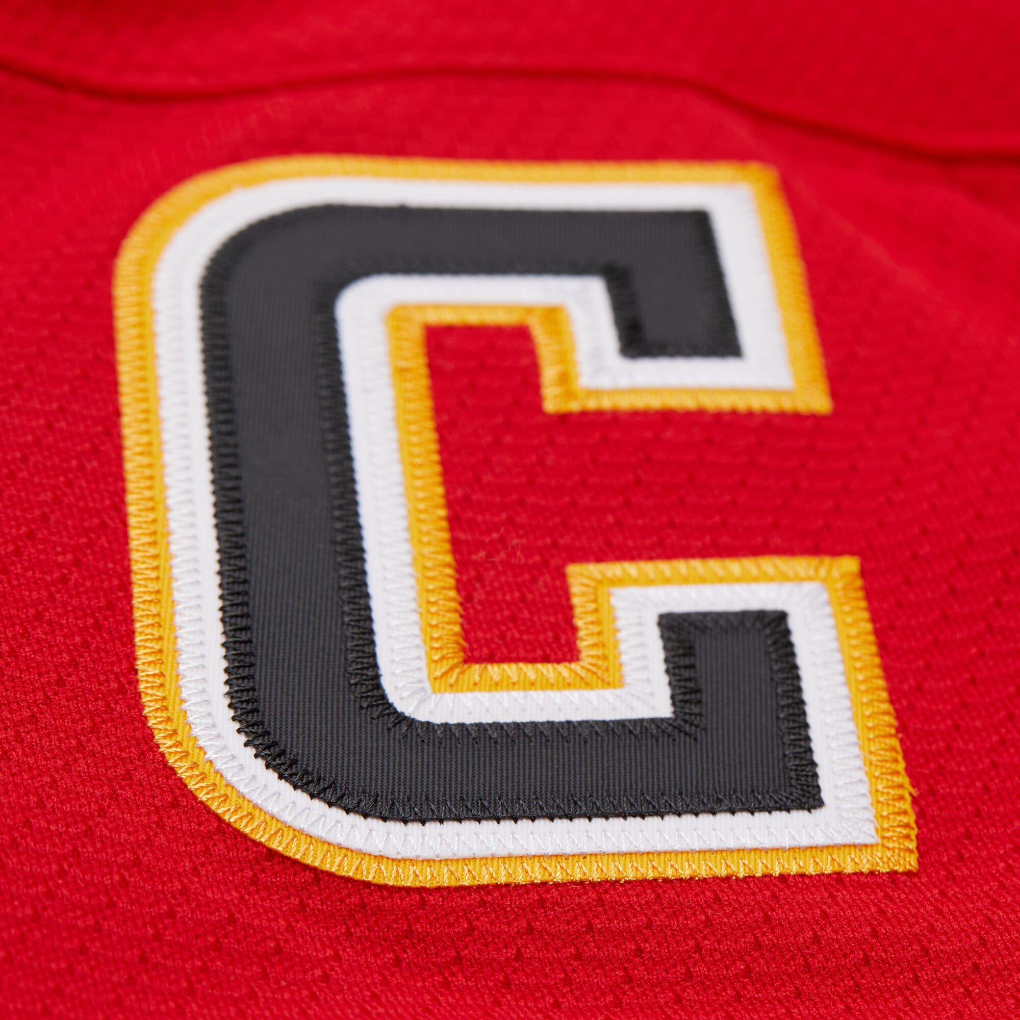 Calgary Flames Jarome Iginla Mitchell Ness Red 2003-04 Power Play NHL Jersey Men's