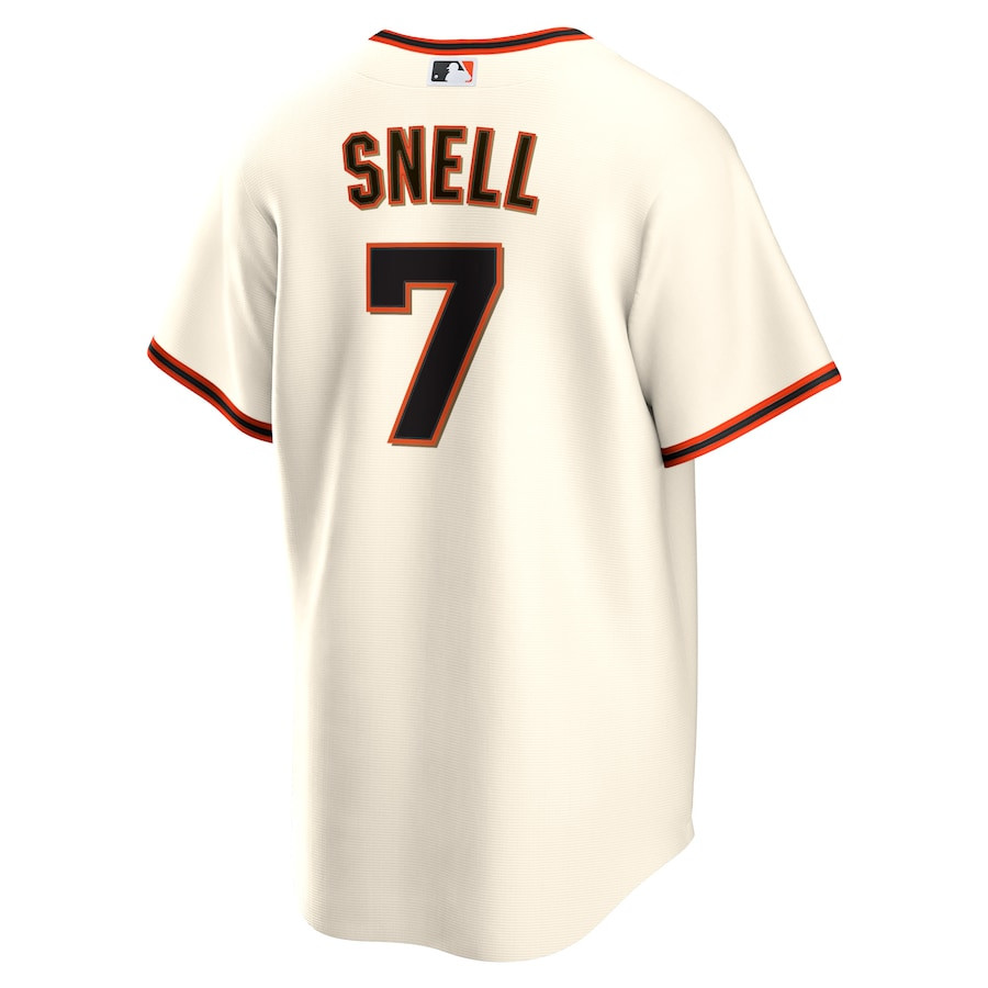 Blake Snell 7 San Francisco Giants Home Cream MLB Jersey Men's