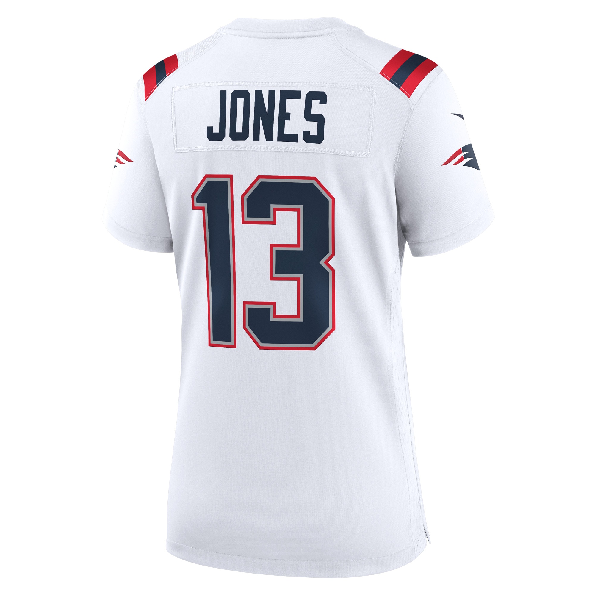 New England Patriots Jack Jones White Game Player NFL Jersey Women's