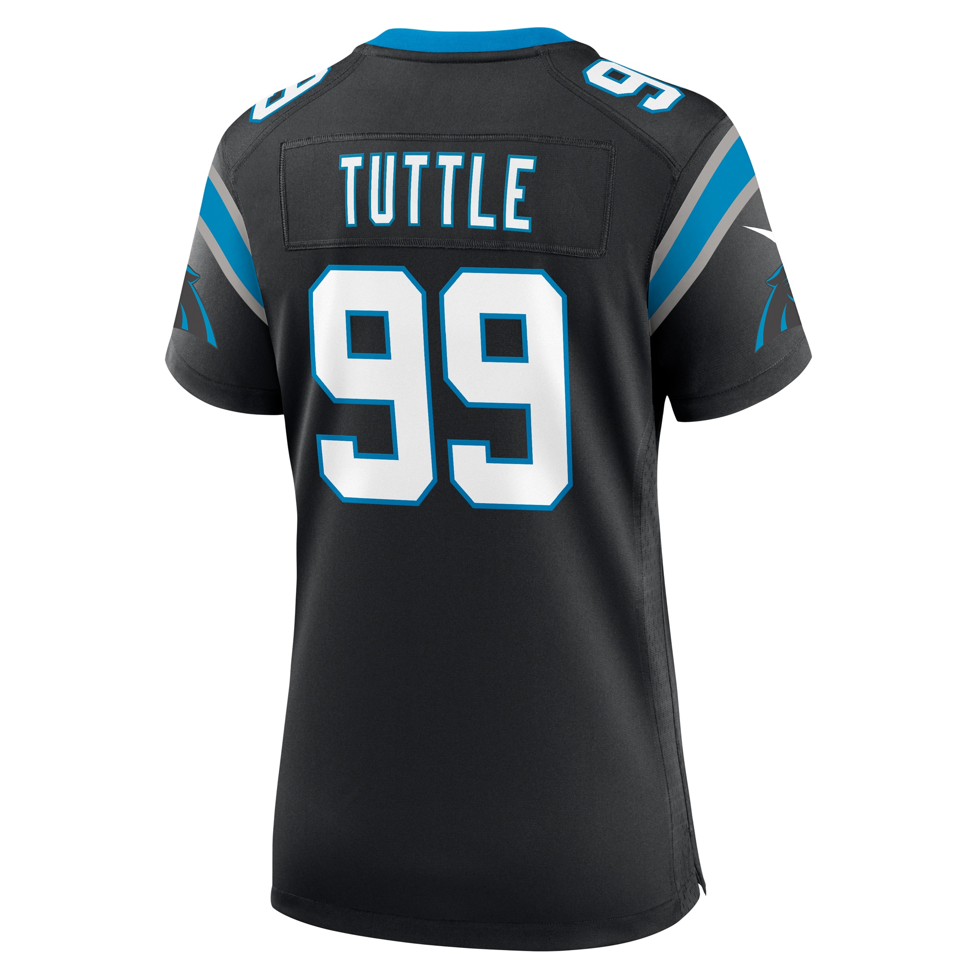 Carolina Panthers Shy Tuttle Black Game NFL Jersey Women's