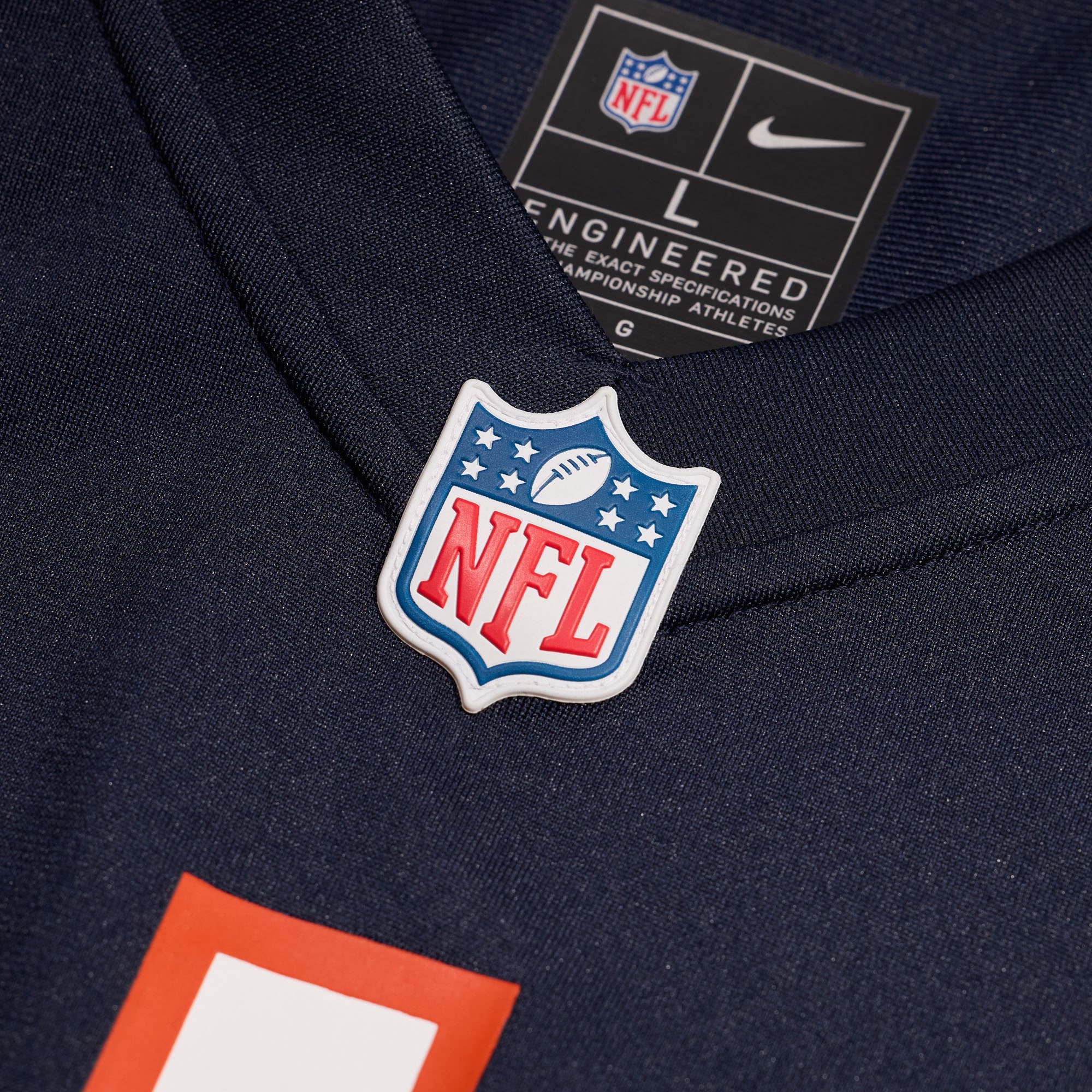 Chicago Bears Nate Davis Navy Game NFL Jersey Men's