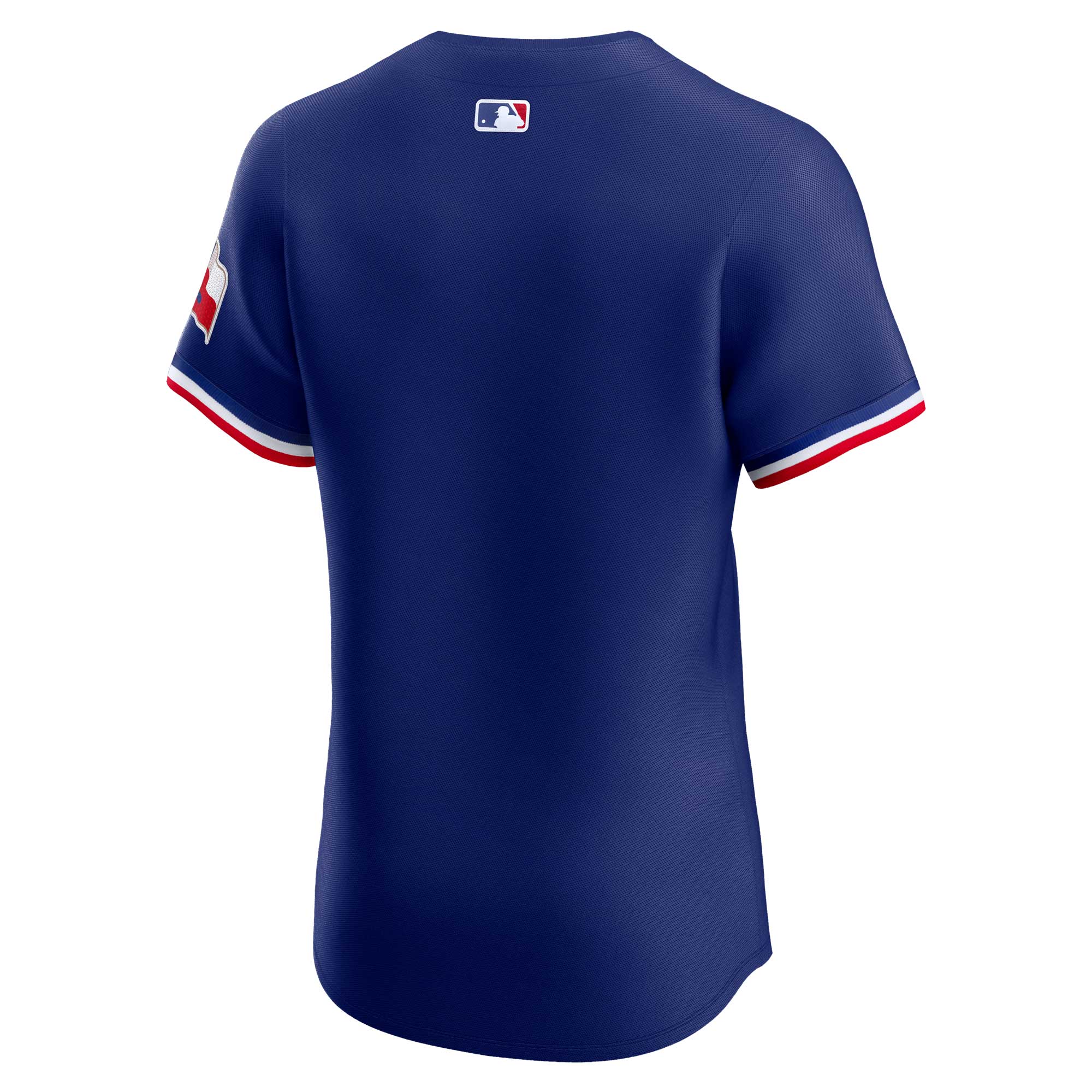 Texas Rangers Royal Alternate Vapor Premier Elite Patch MLB Jersey Men's